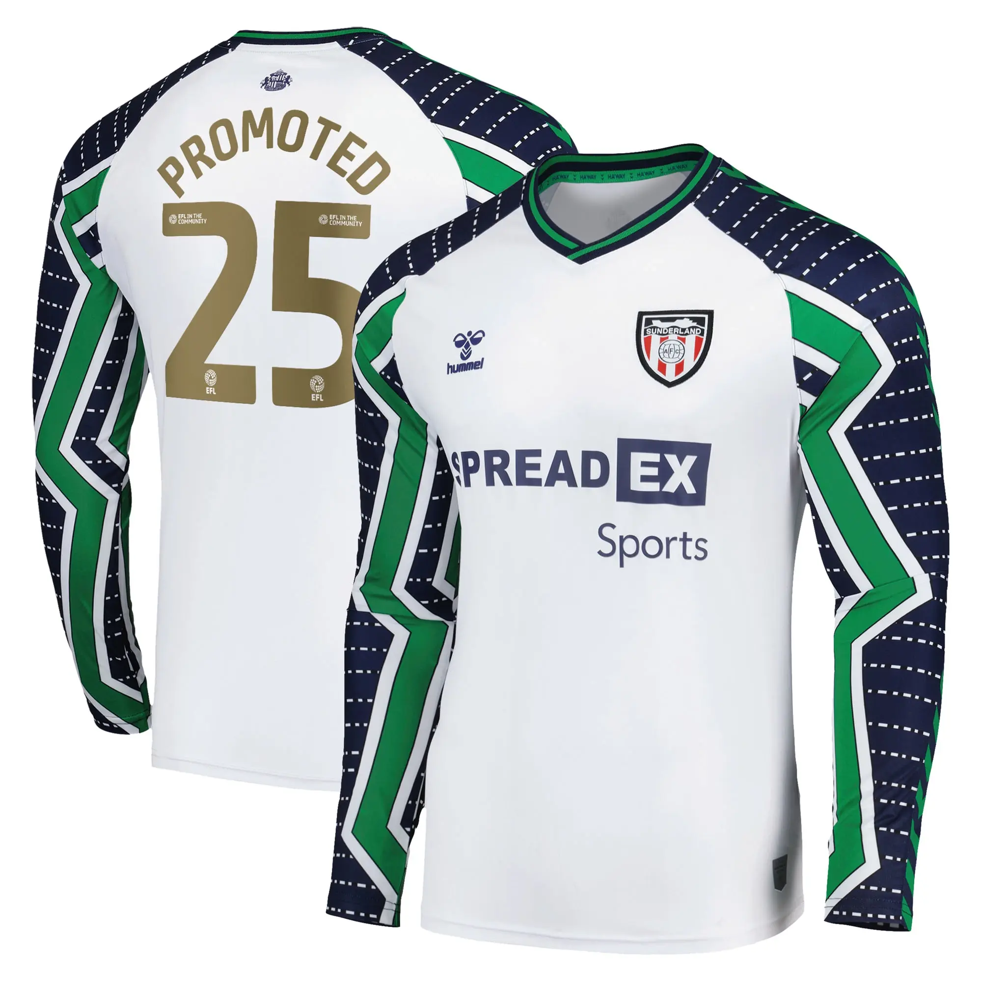 Sunderland Hummel Away Shirt 2024-25 - Long Sleeve