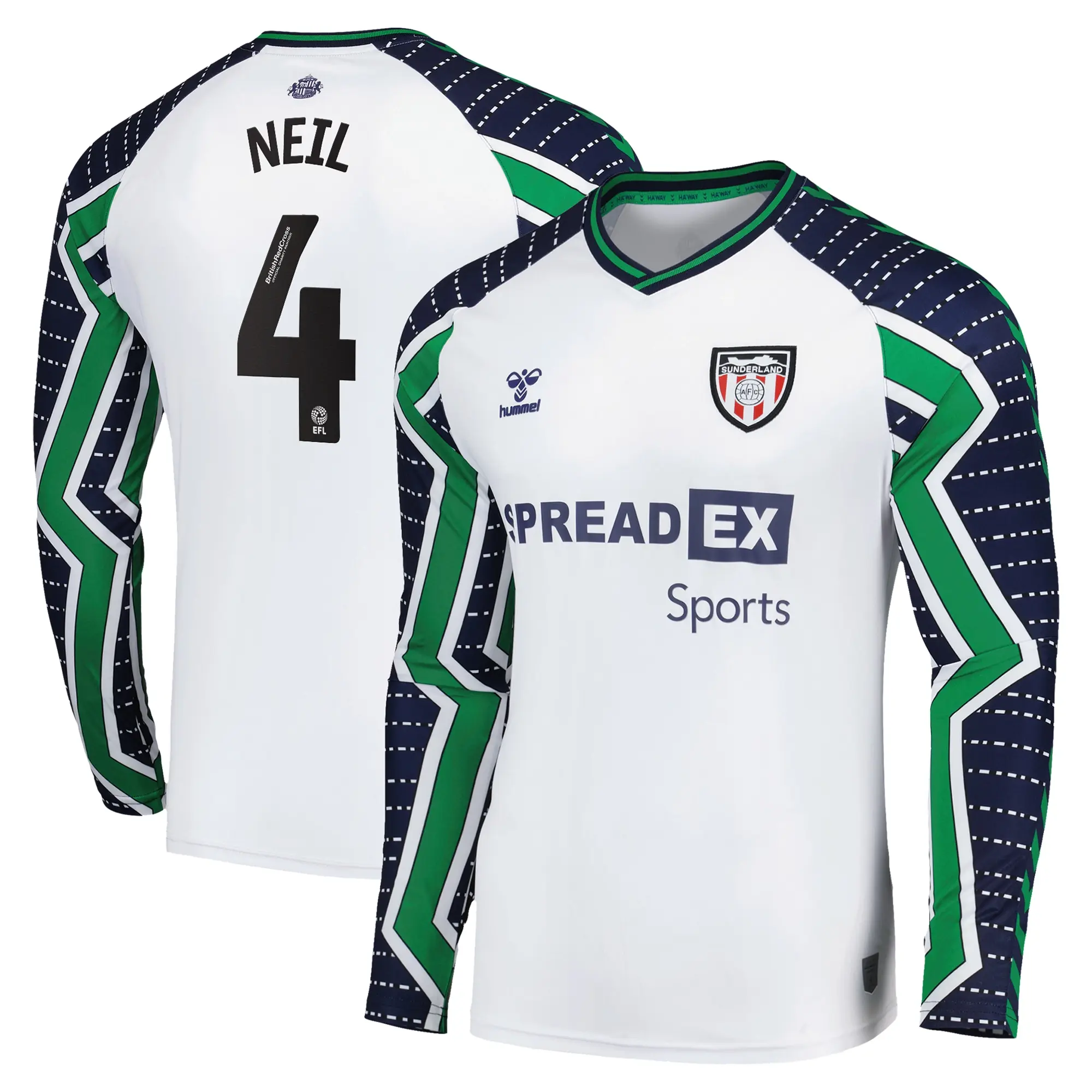 Sunderland Hummel Away Shirt 2024-25 - Long Sleeve