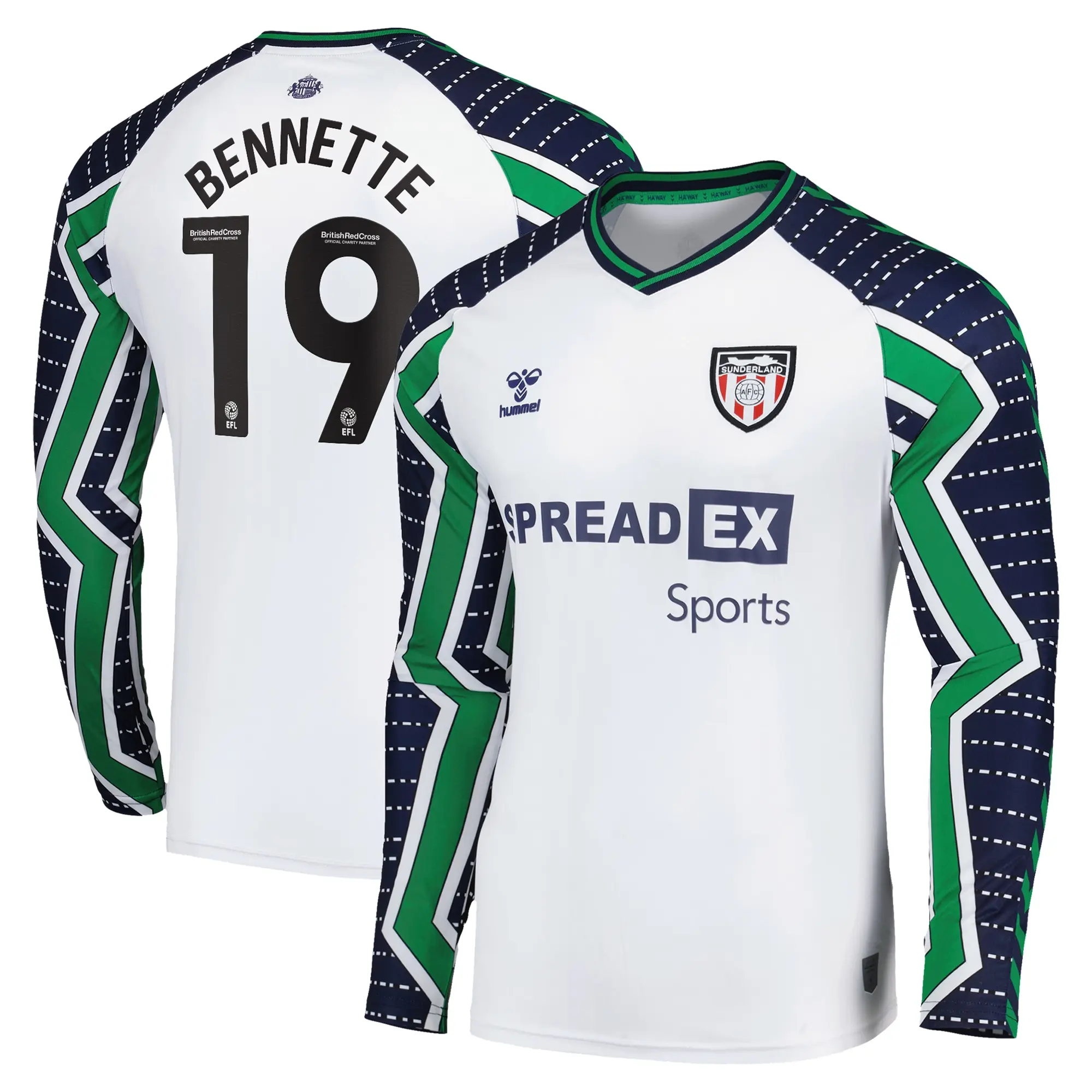 Sunderland Hummel Away Shirt 2024-25 - Long Sleeve
