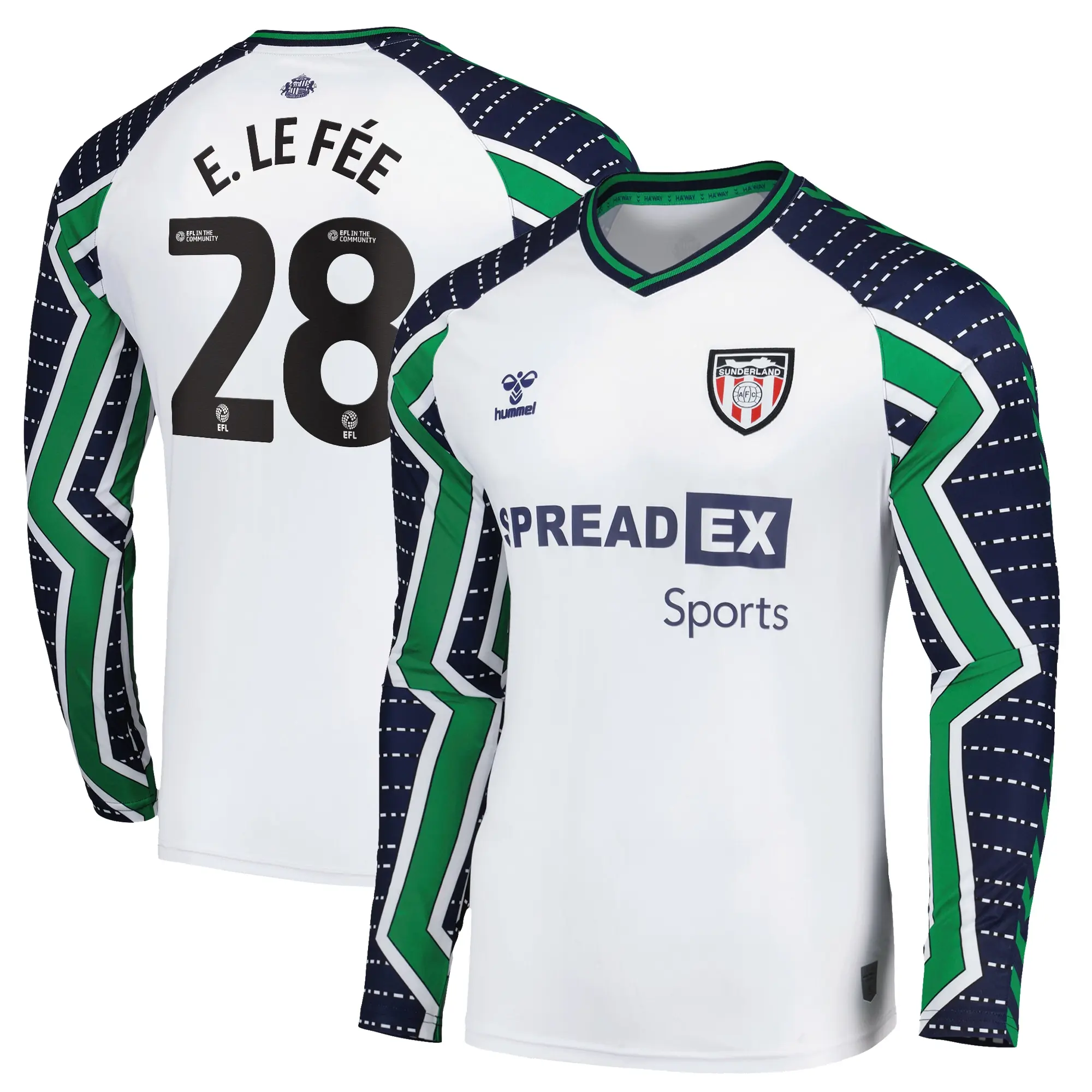 Sunderland Hummel Away Shirt 2024-25 - Long Sleeve