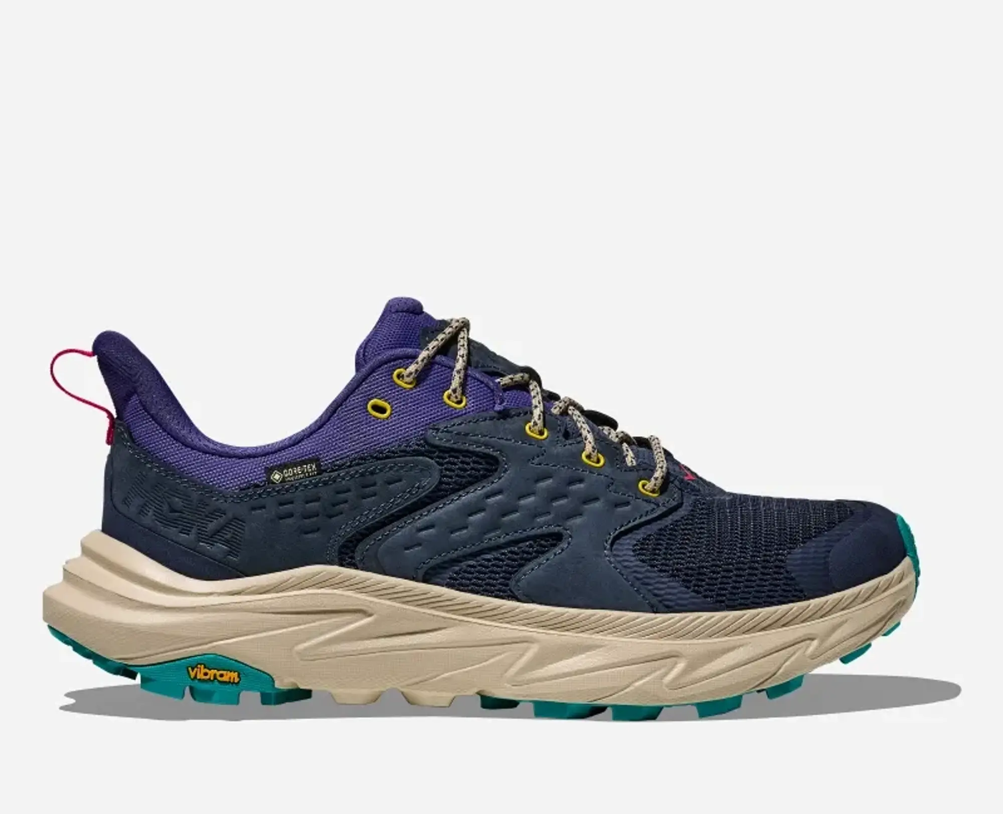 Hoka One One HOKA Men's Anacapa 2 Low GORE-TEX Hiking Shoes in Varsity Navy/Mountain Iris