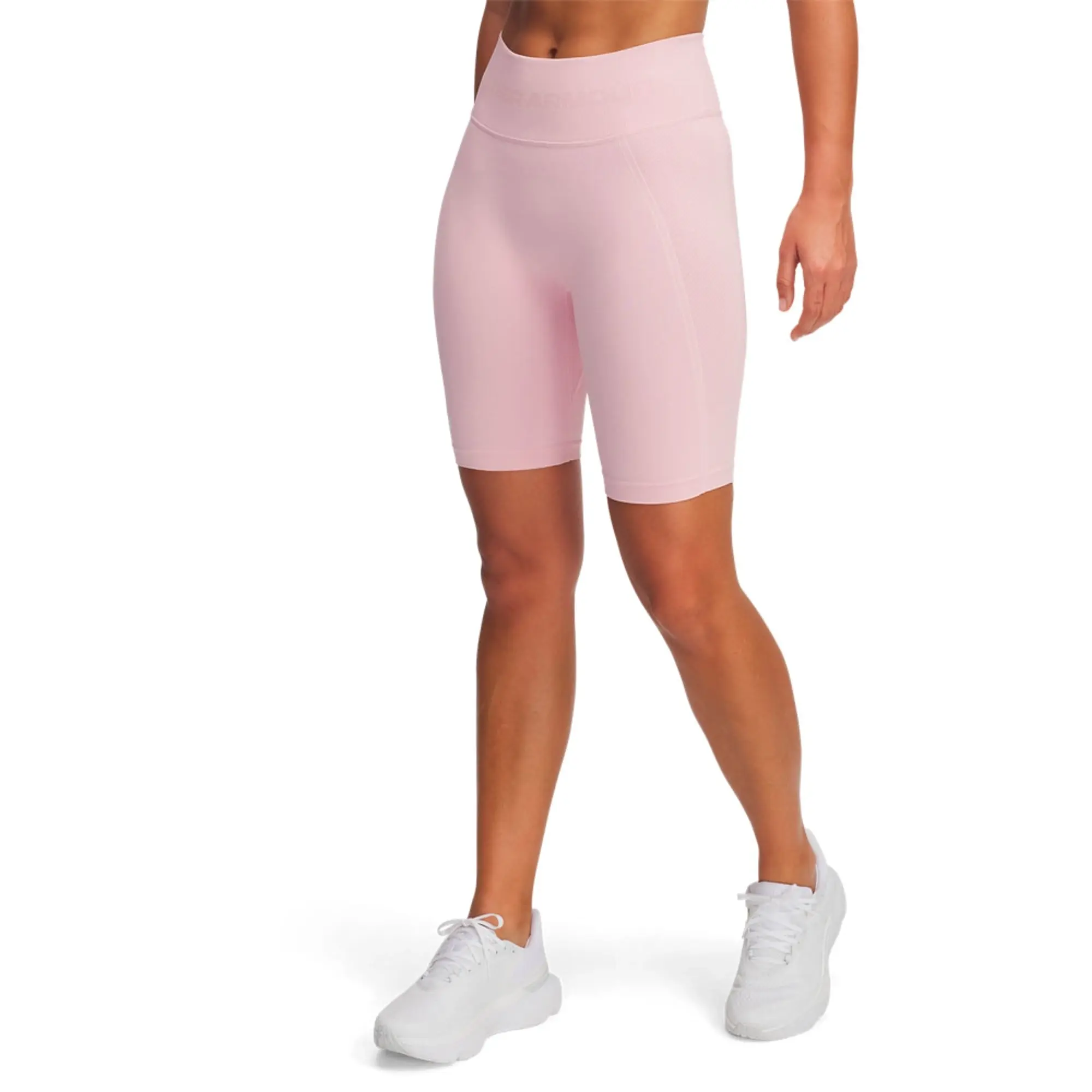 Women's  Under Armour  Train Seamless Shorts Prime Pink / White XS