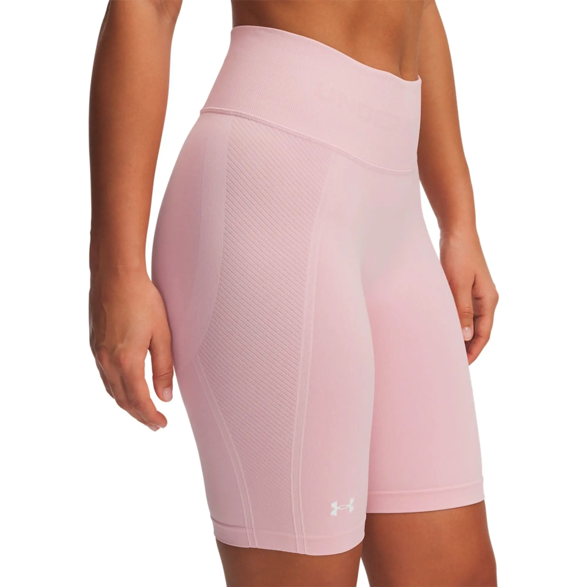 Women's  Under Armour  Train Seamless Shorts Prime Pink / White XS