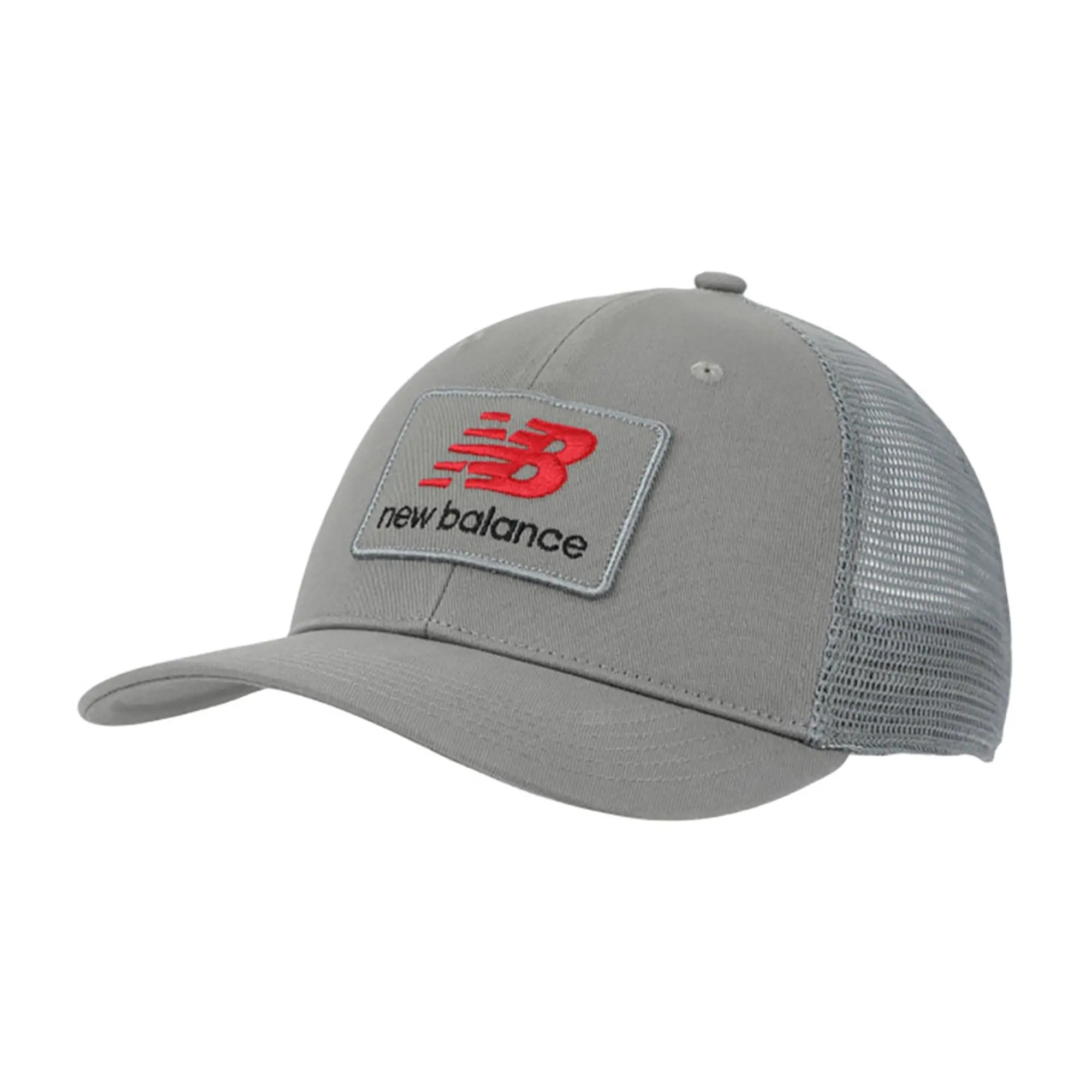 New Balance Stacked Patch Logo Trucker Cap