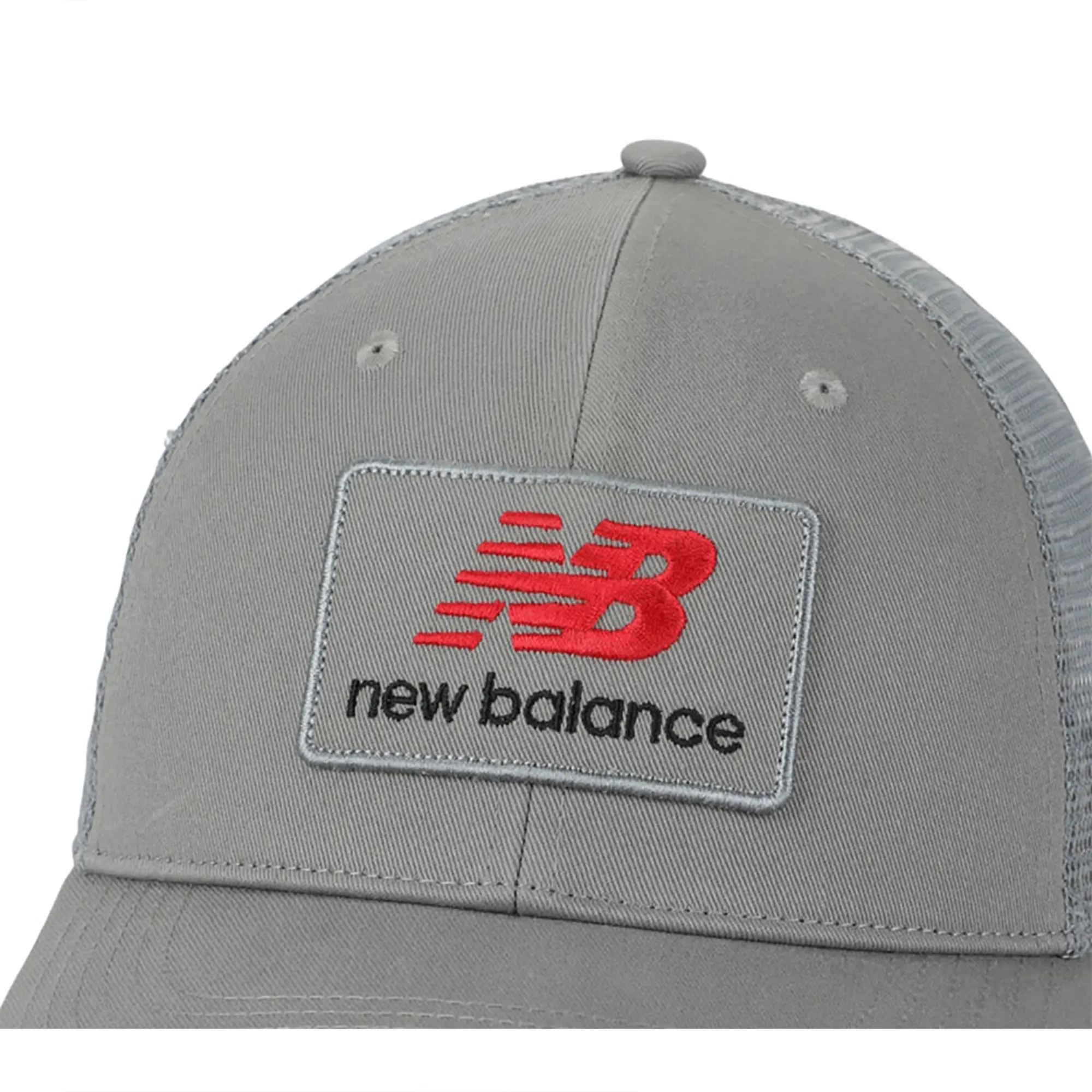 New Balance Stacked Patch Logo Trucker Cap