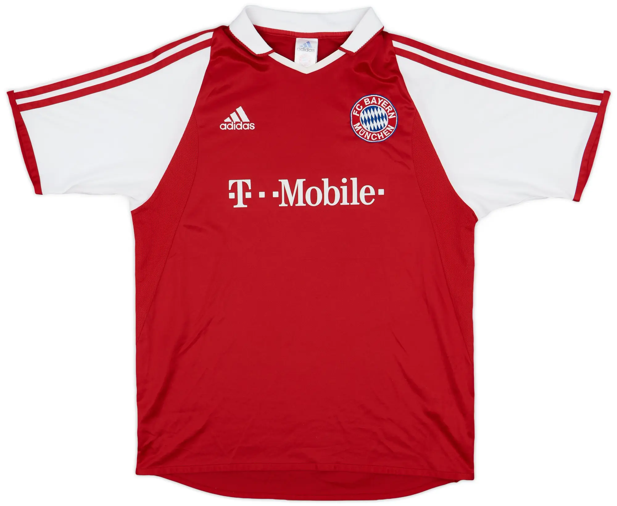 adidas 2003-04 Bayern Munich Home Shirt - 5/10 - (XL.Boys)