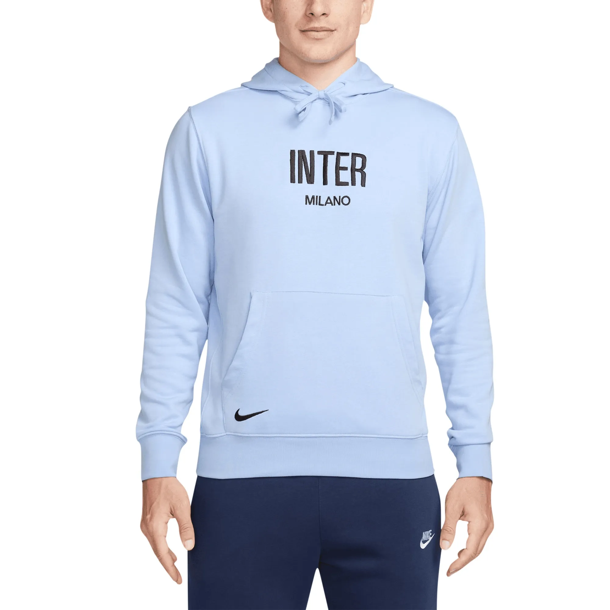 Nike - Inter Light Blue Club Fleece Hoodie Official 2023 / 24
