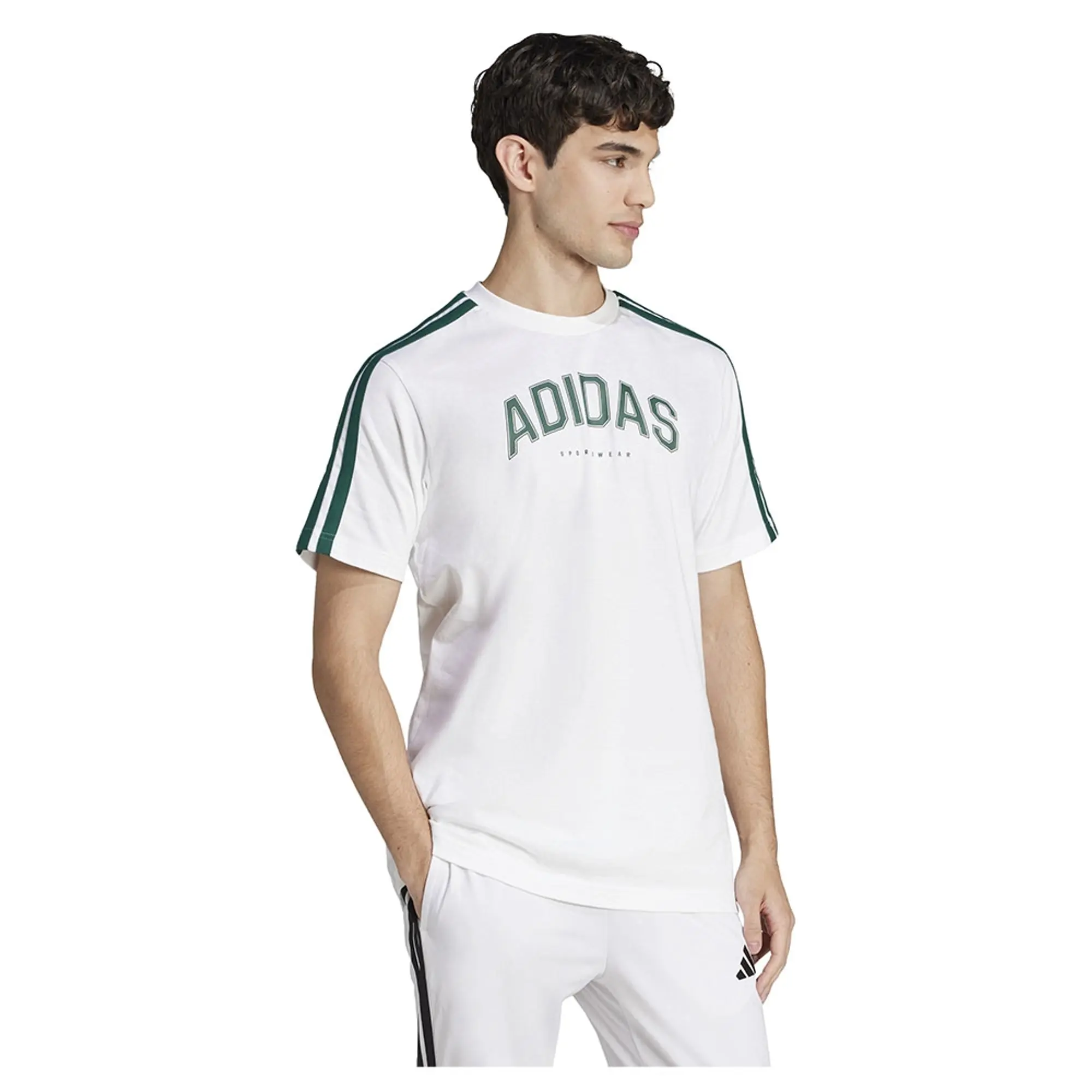 Adidas Codes Collegiate Linear Graphic Short Sleeve T-shirt