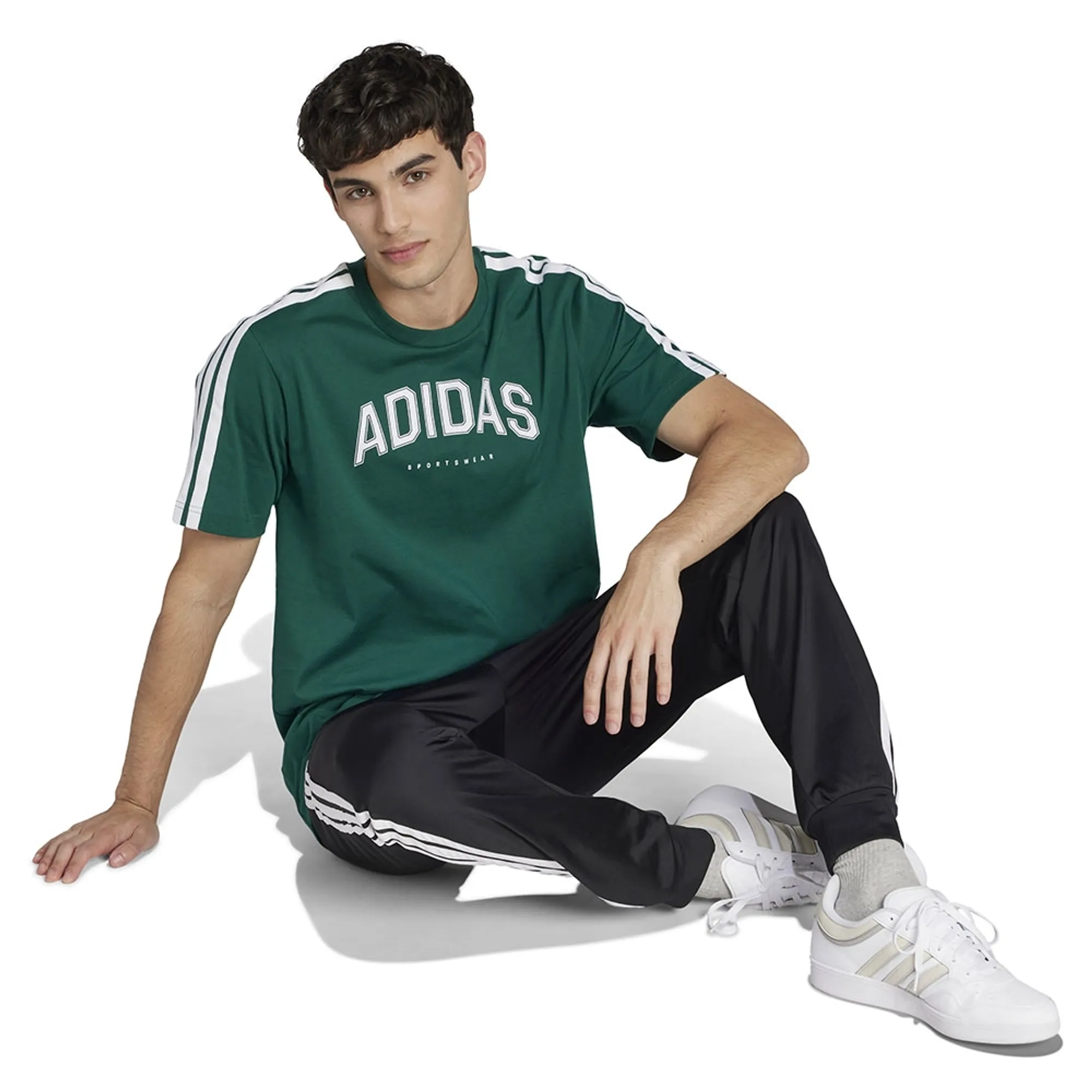 Adidas Codes Collegiate Linear Graphic Short Sleeve T-shirt