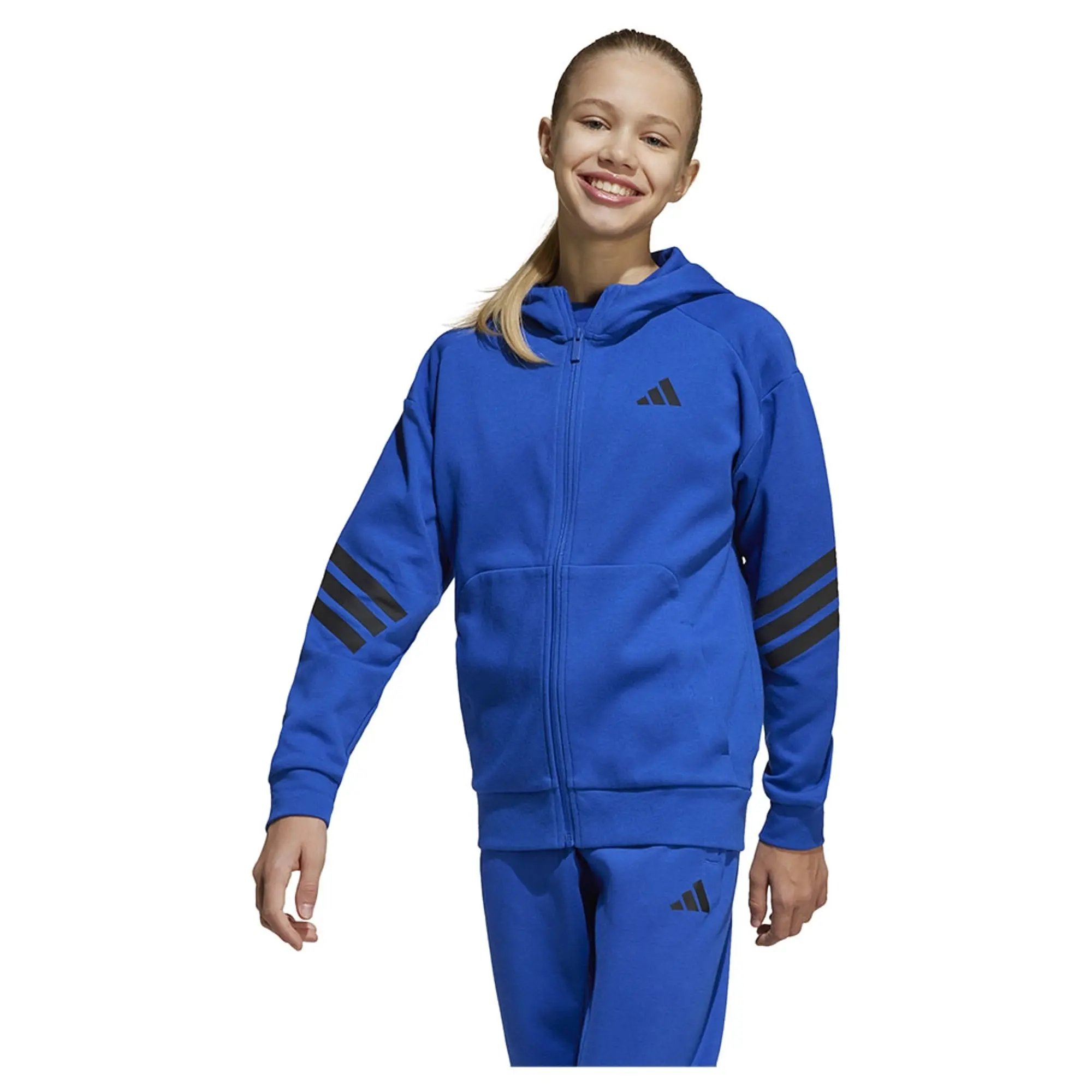 Adidas Future Icons 3 Stripes Full Zip Sweatshirt