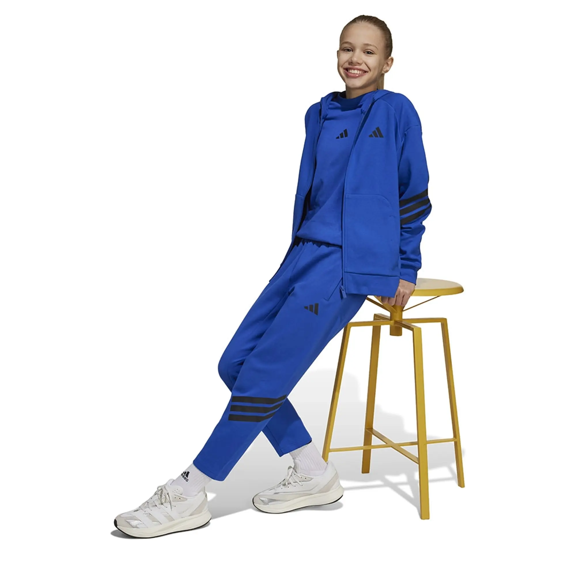 Adidas Future Icons 3 Stripes Full Zip Sweatshirt