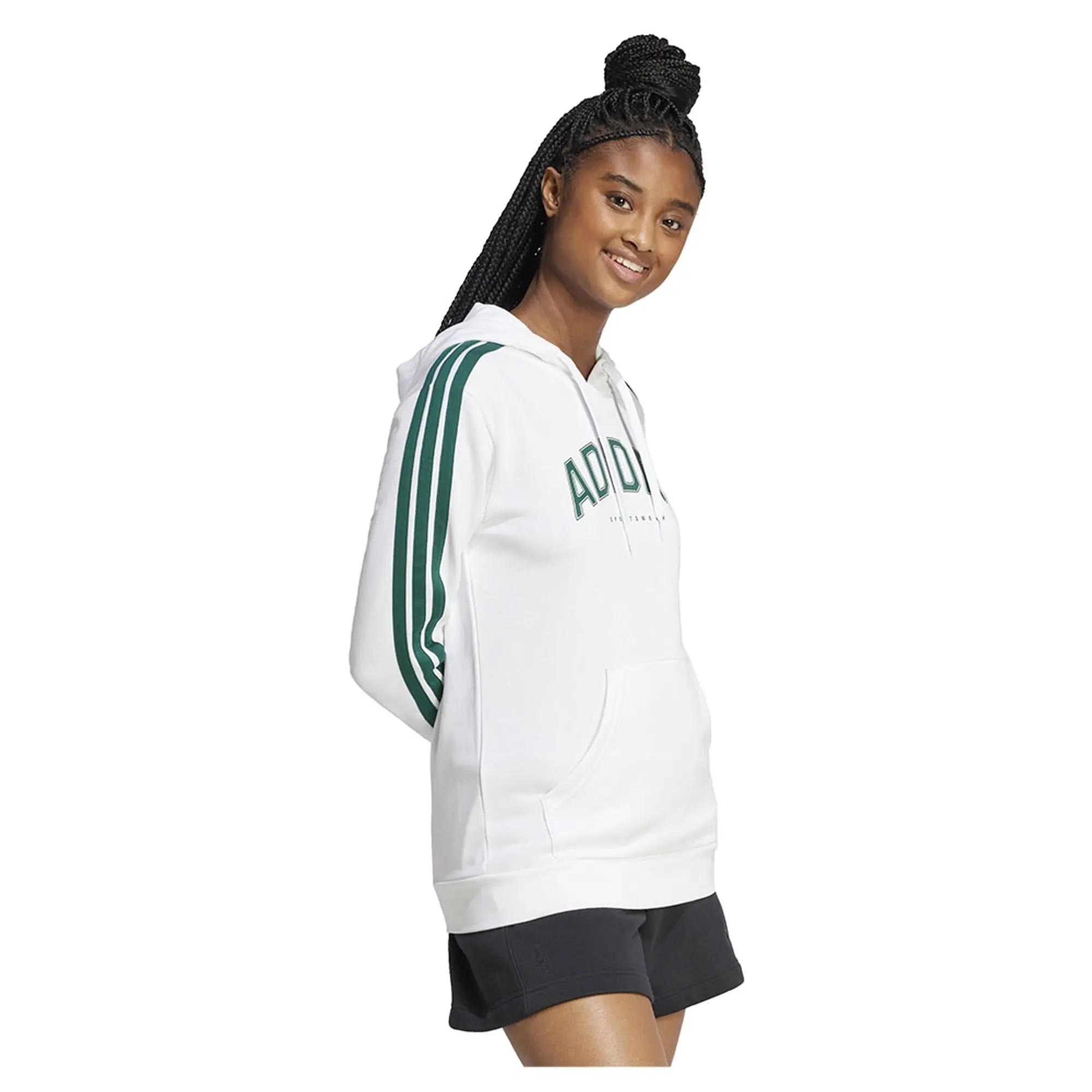 Adidas Lounge Soft Side Graphic Hoodie