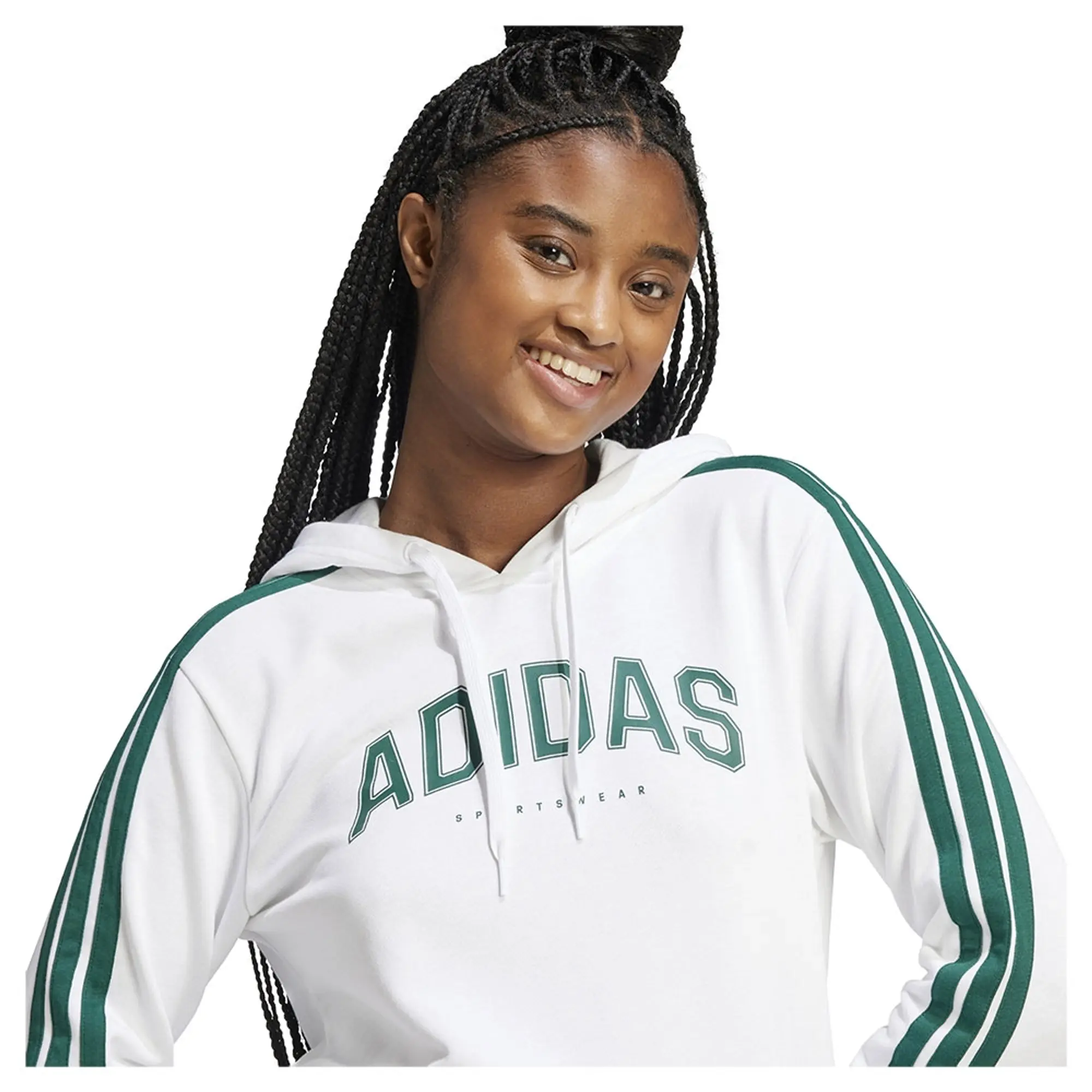 Adidas Lounge Soft Side Graphic Hoodie