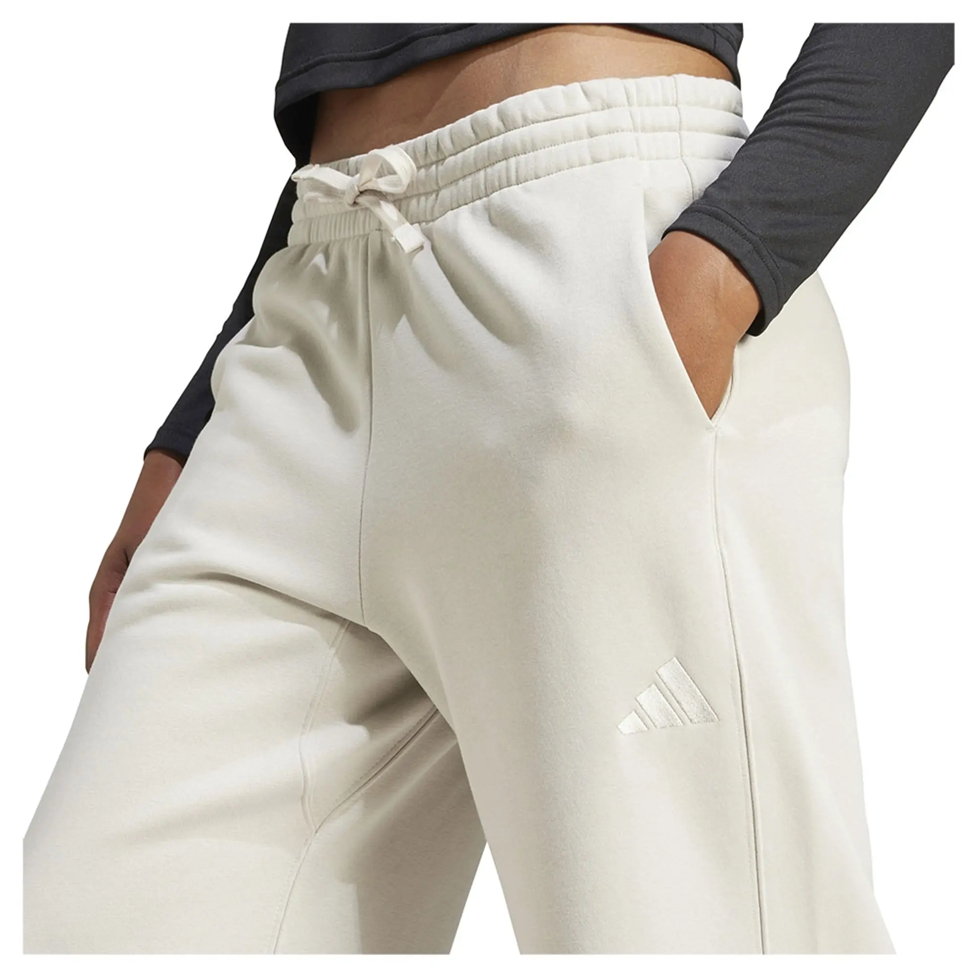 Adidas All Szn Fleece Loose Wide Leg Pants