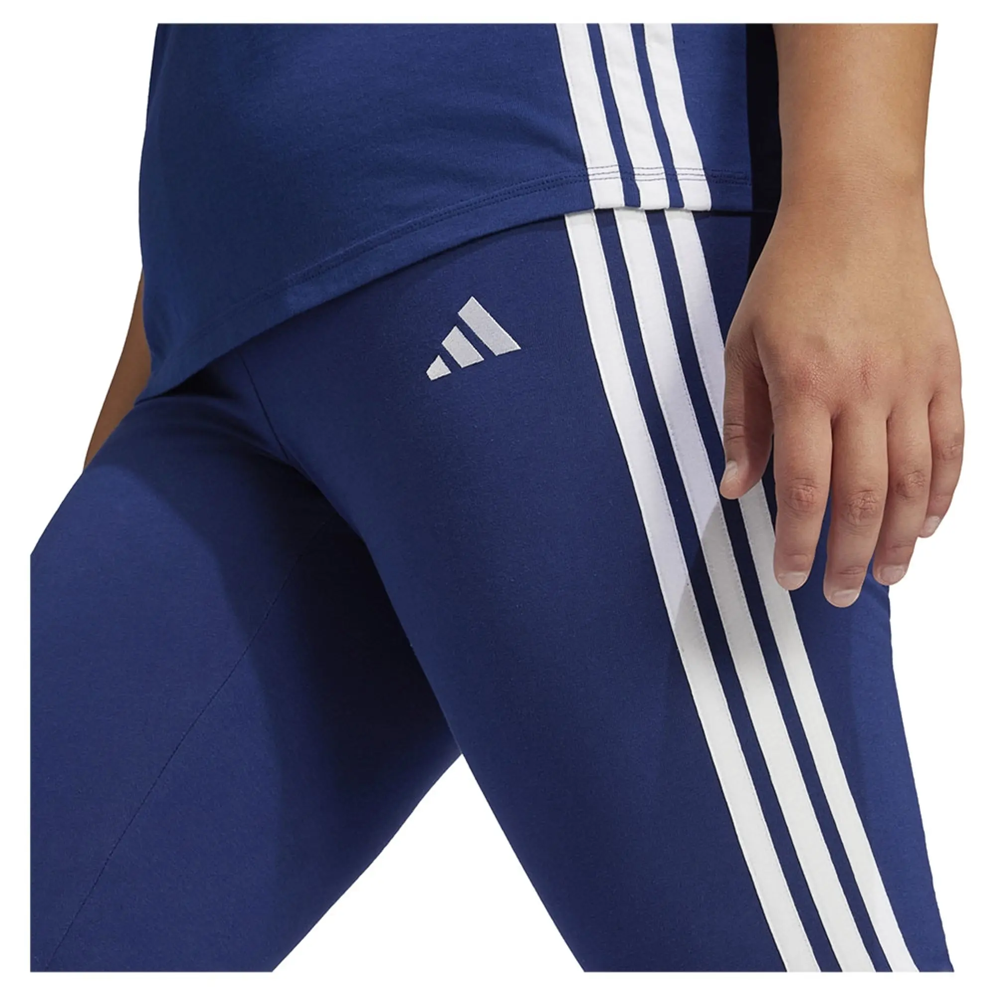 Adidas Essentials 3 Stripes Cotton Plus Leggings