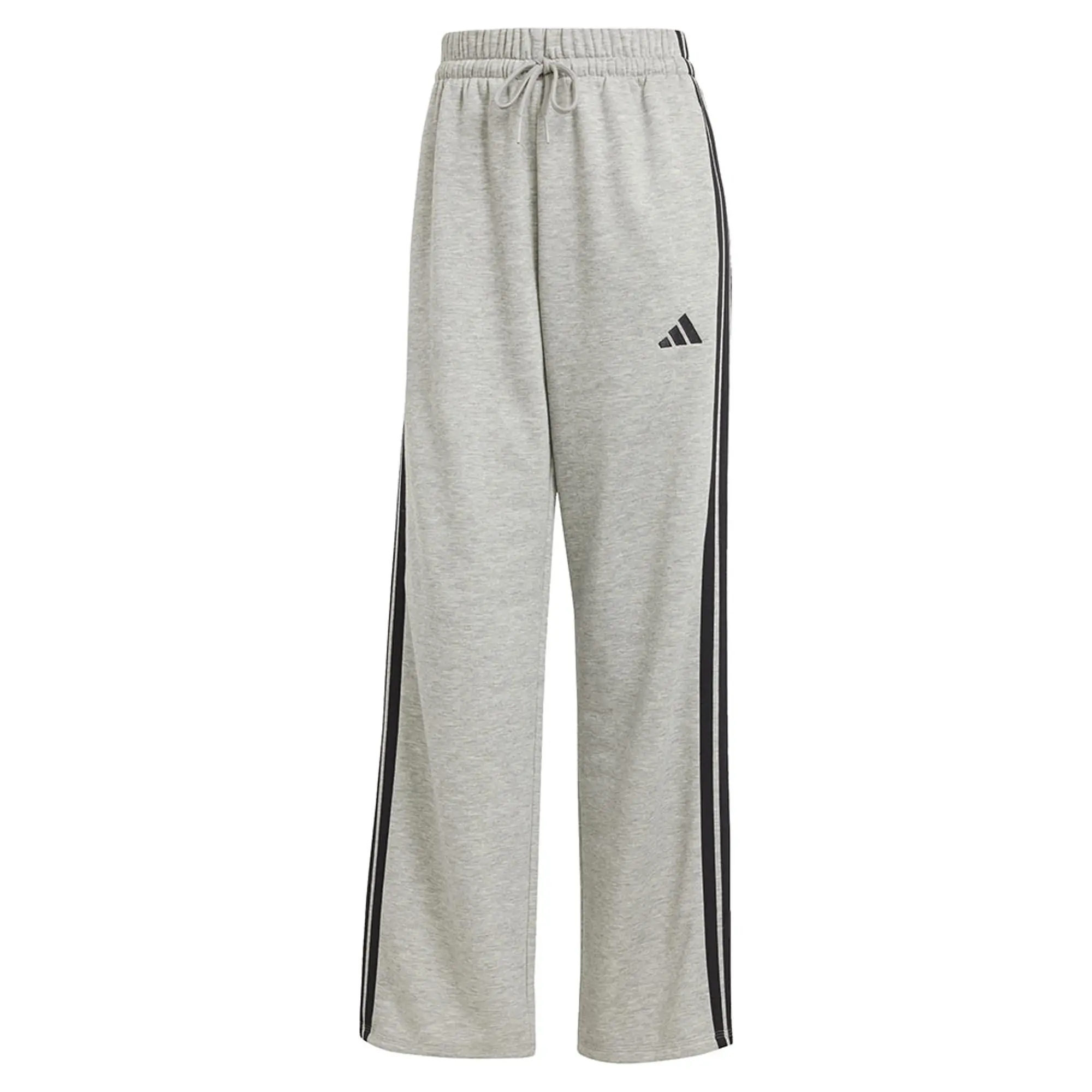 Adidas Essentials 3 Stripes Open Hem Fleece Joggers