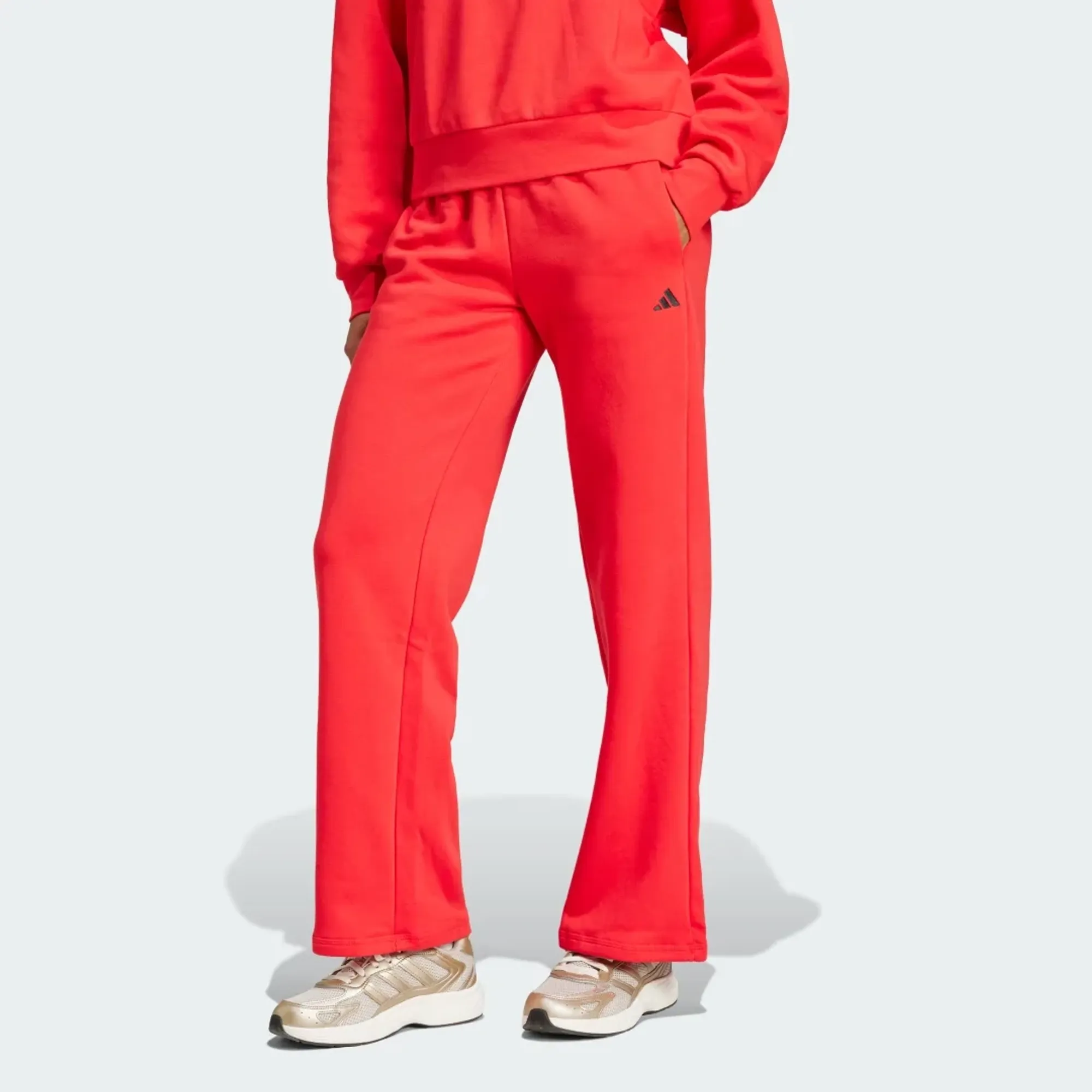 Adidas Essentials Small Logo Feel Cozy Open Hem Joggers