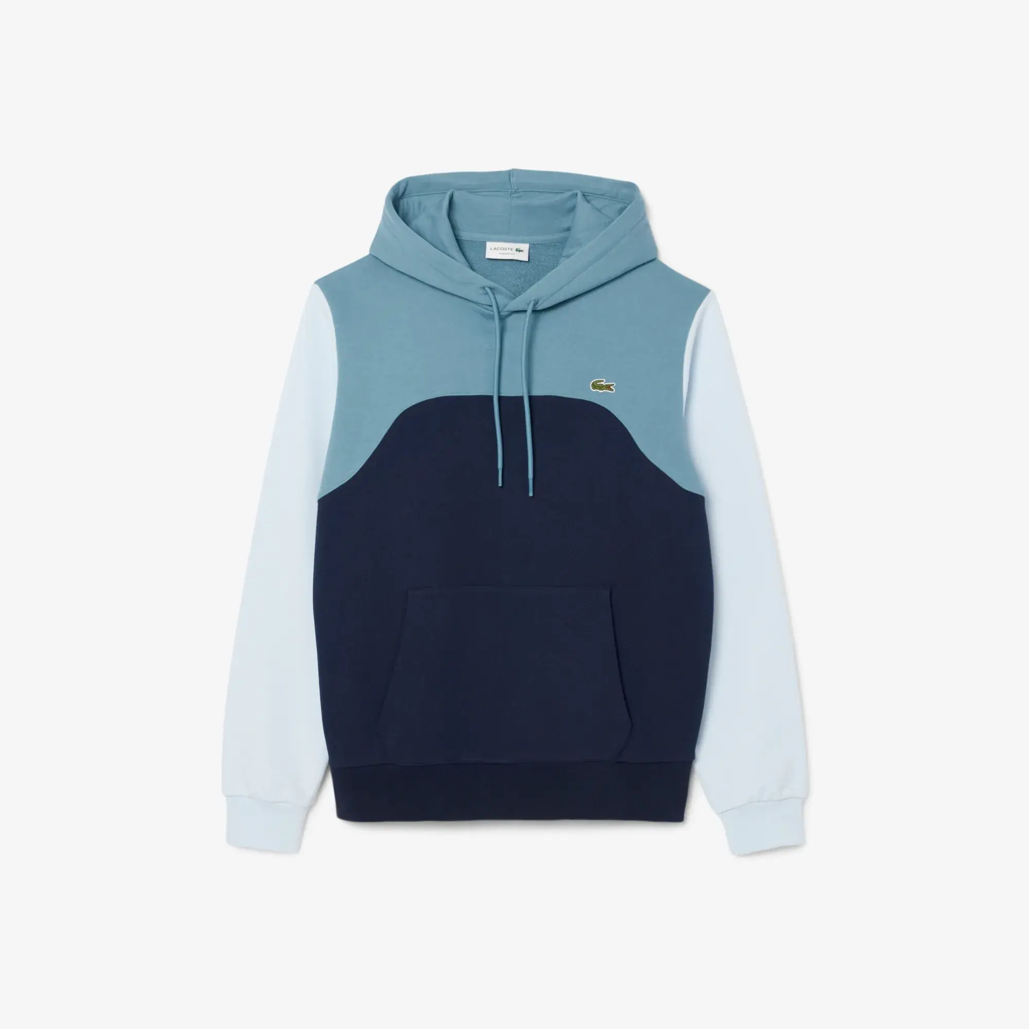 Lacoste Classic Fit Colour-Block Sweatshirt - Navy Blue / Blue / Light Blue