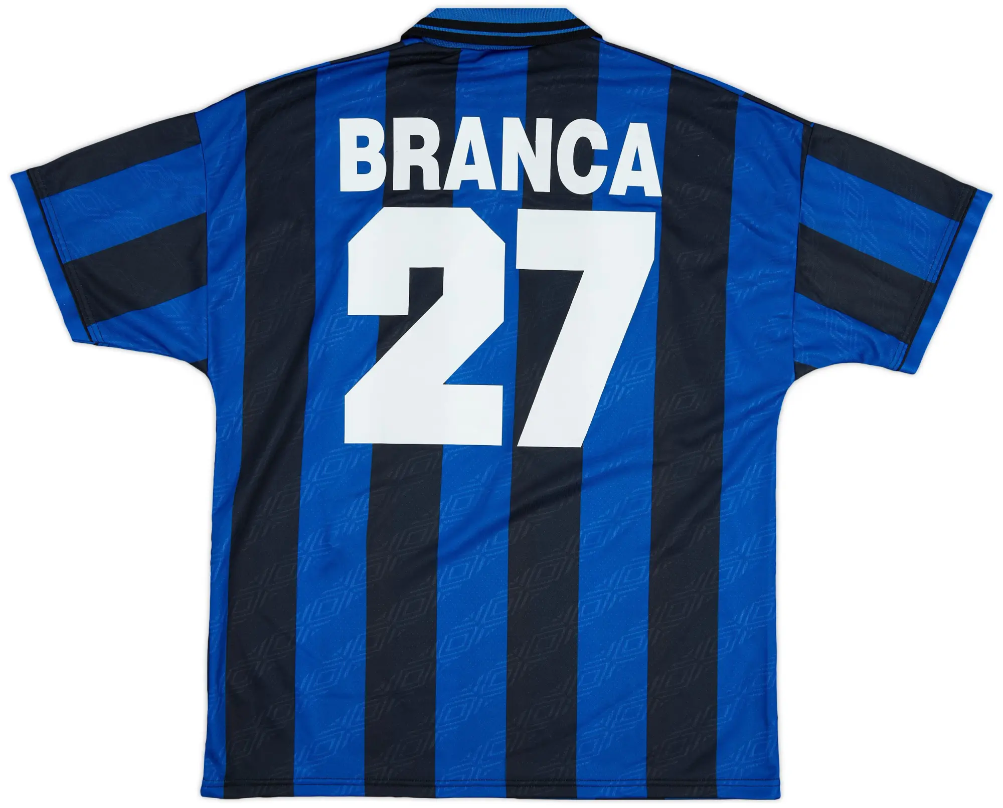 Umbro 1995-96 Inter Milan Home Shirt Branca #27 - 9/10 - (XL)