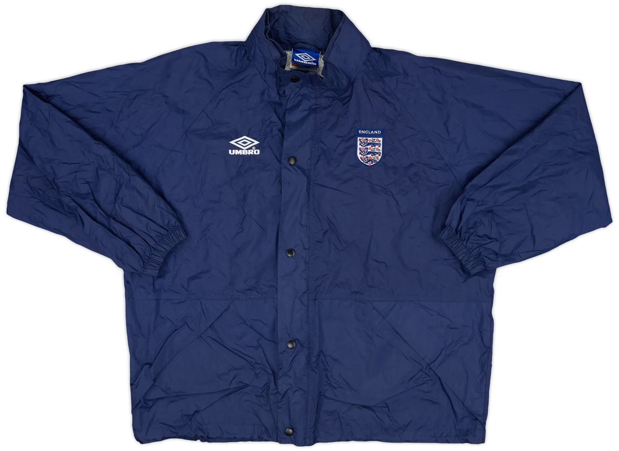 2000-02 England Umbro Hooded Rain Jacket - 8/10 - (L)