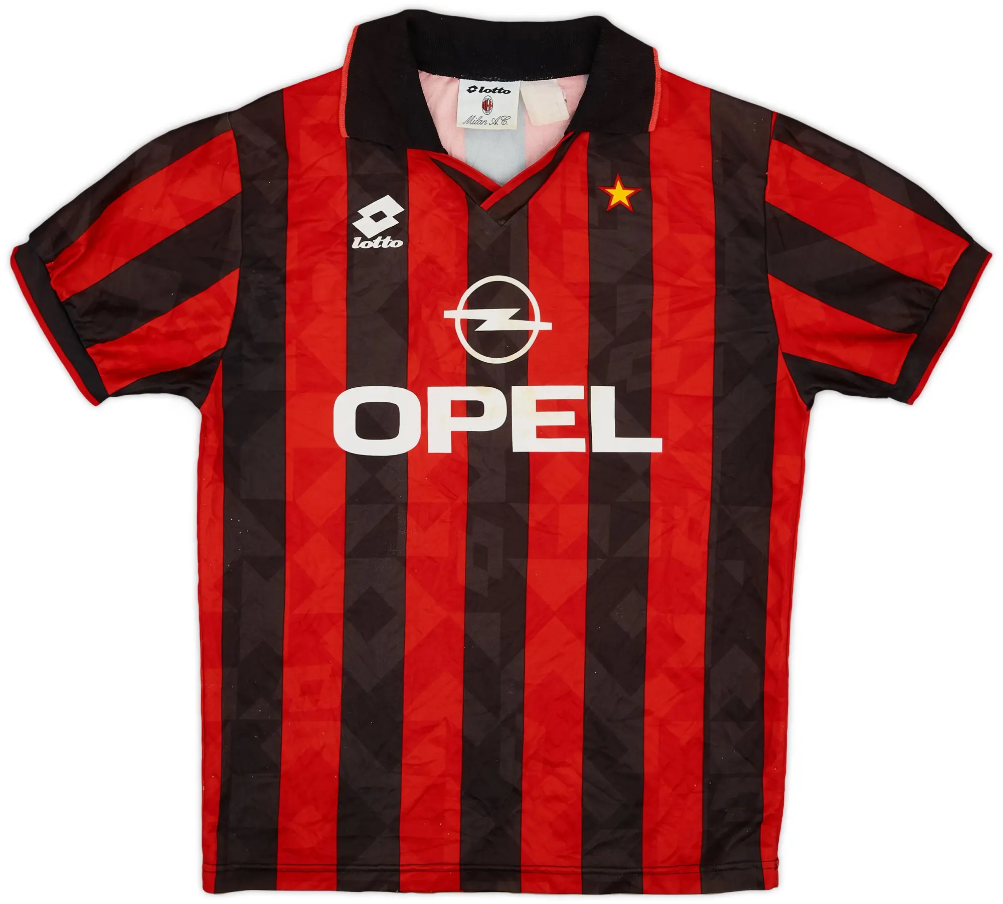 Lotto 1994-95 AC Milan Home Shirt - 8/10 - (M)
