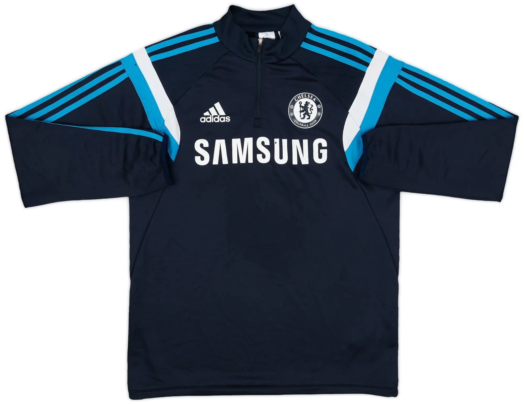 2014-15 Chelsea adidas 1/4 Zip Drill Top - 7/10 - (L)