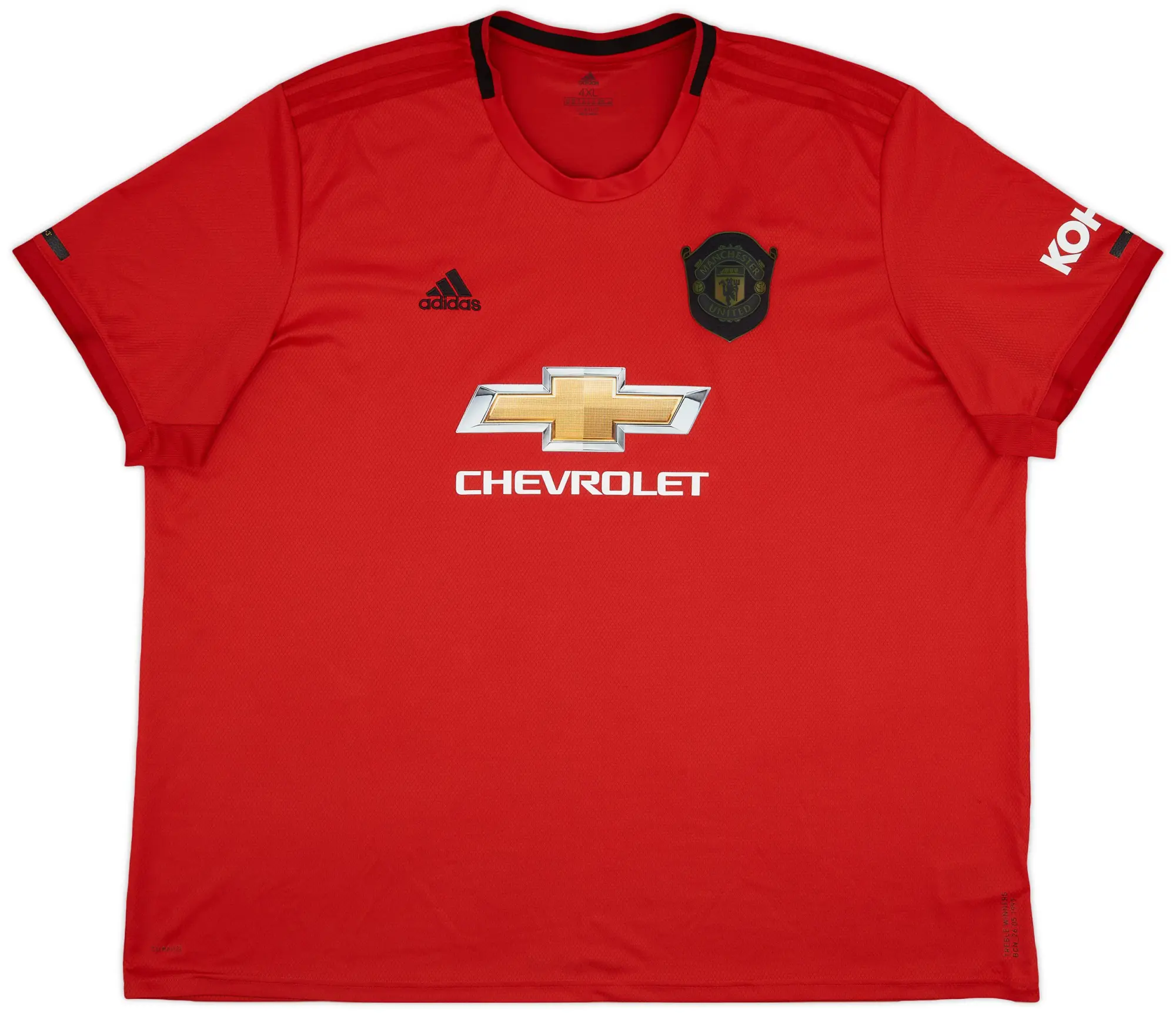 adidas 2019-20 Manchester United Home Shirt - 9/10 - (4XL)