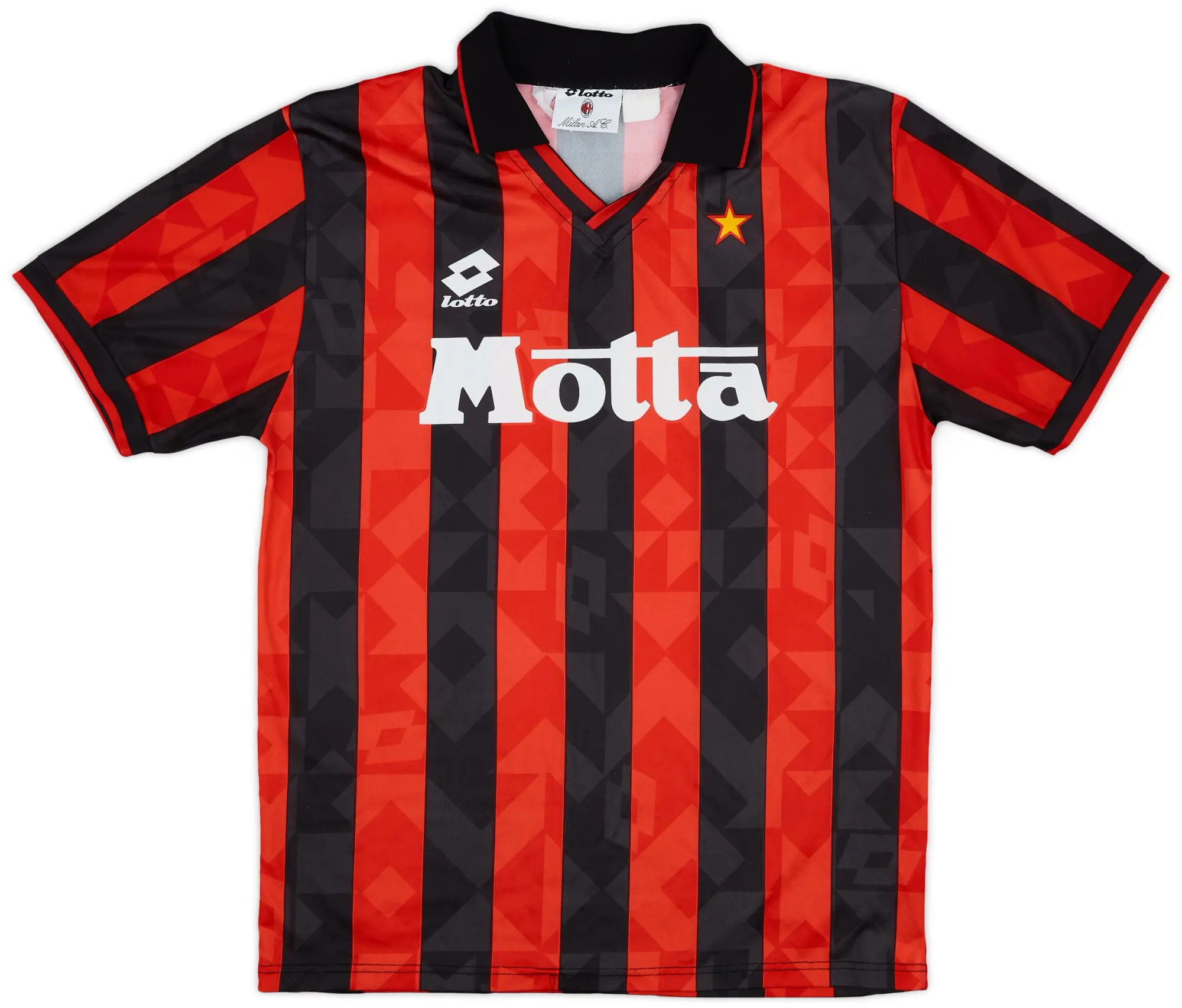 Lotto 1993-94 AC Milan Home Shirt - 8/10 - (M)