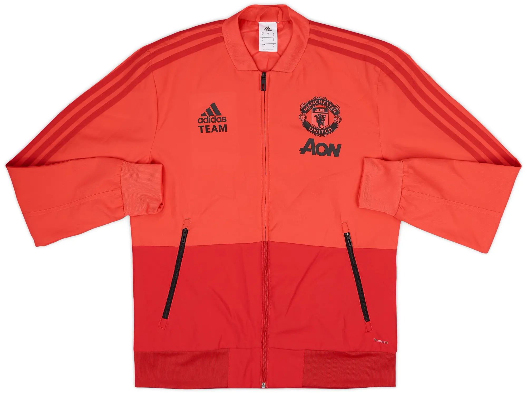 2018-19 Manchester United adidas Track Jacket - 8/10 - (S)