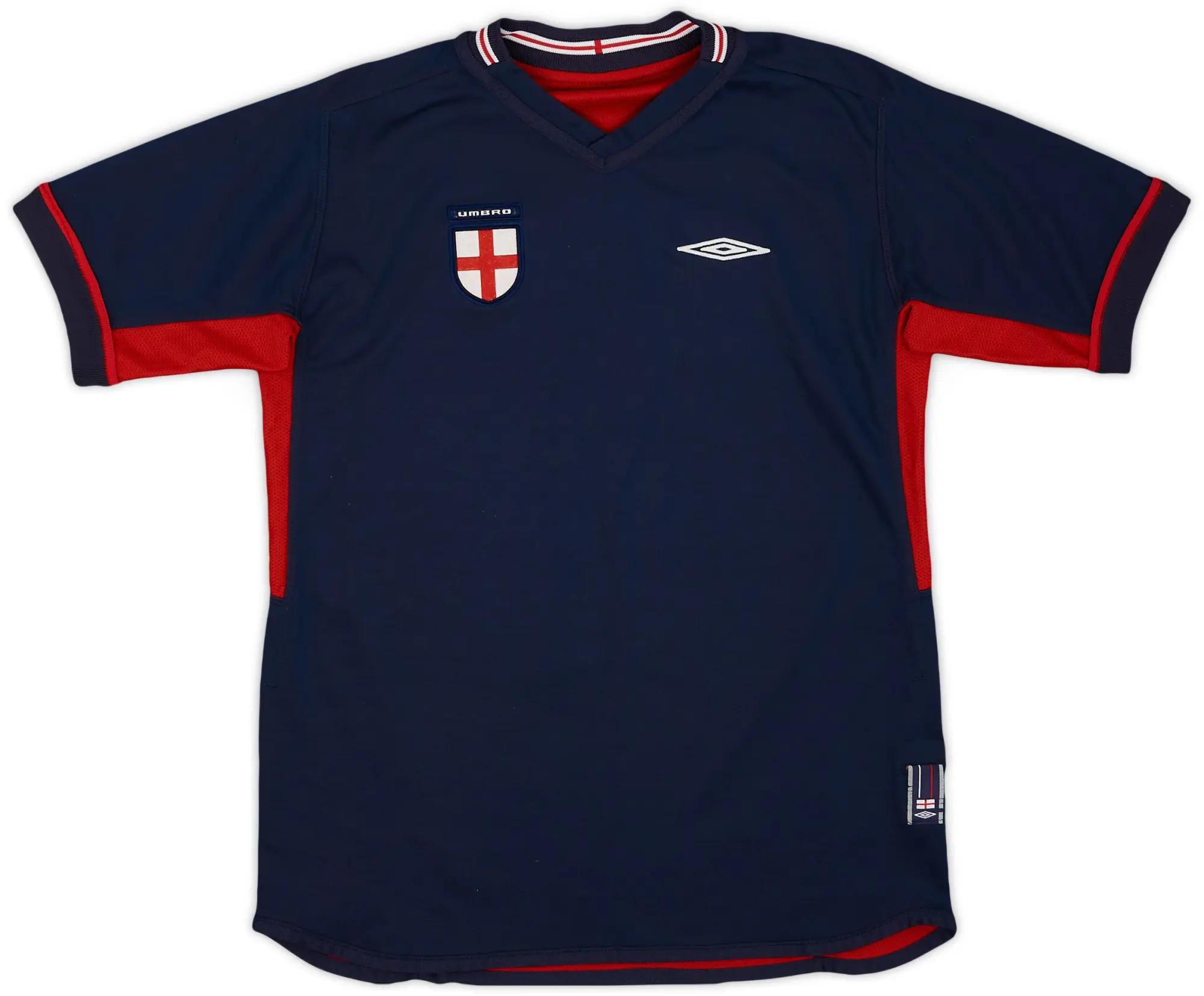 Umbro 2002-04 England Away Shirt - 8/10 - (L.Boys)