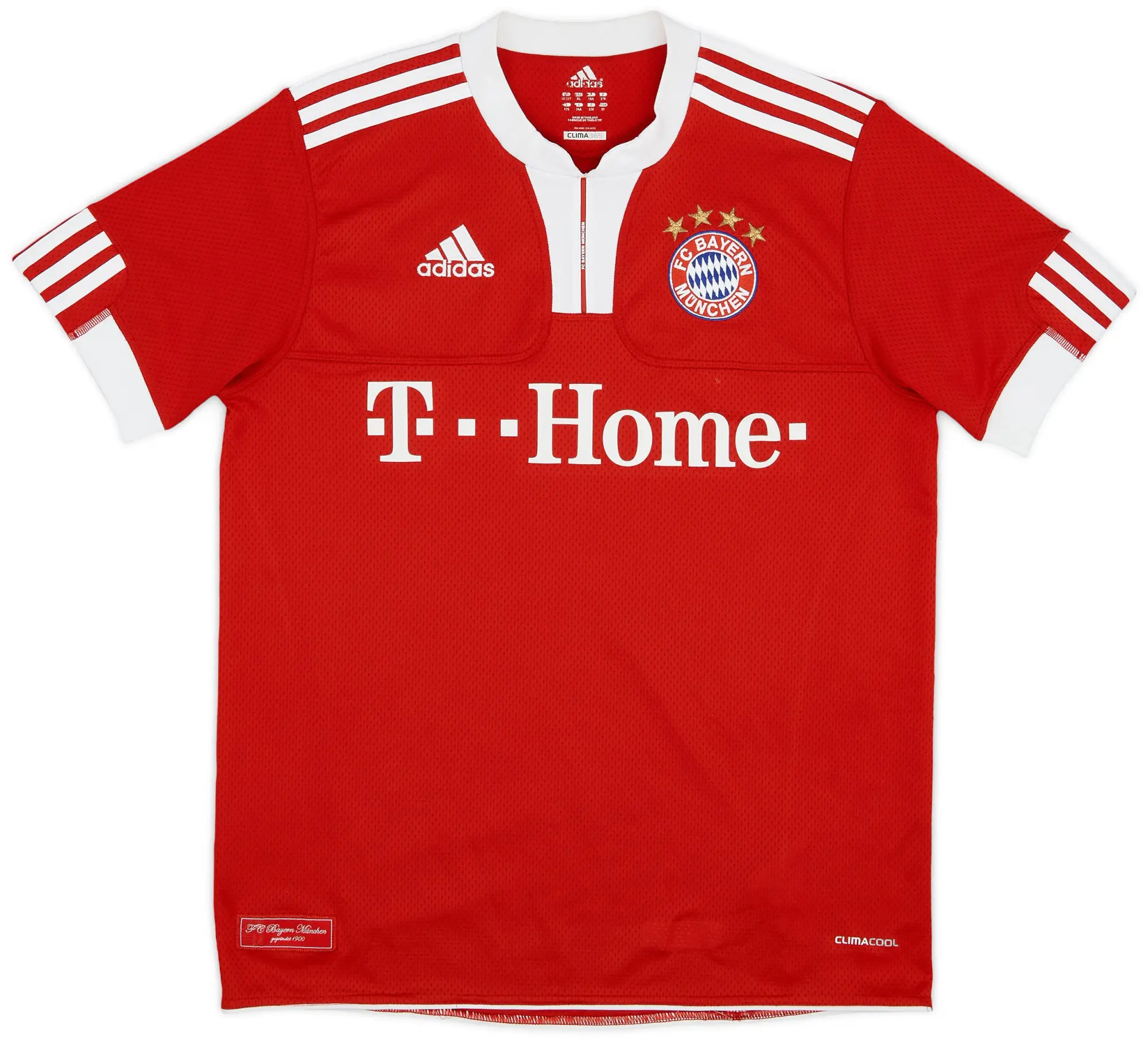 adidas 2009-10 Bayern Munich Home Shirt - 9/10 - (XL.Boys)