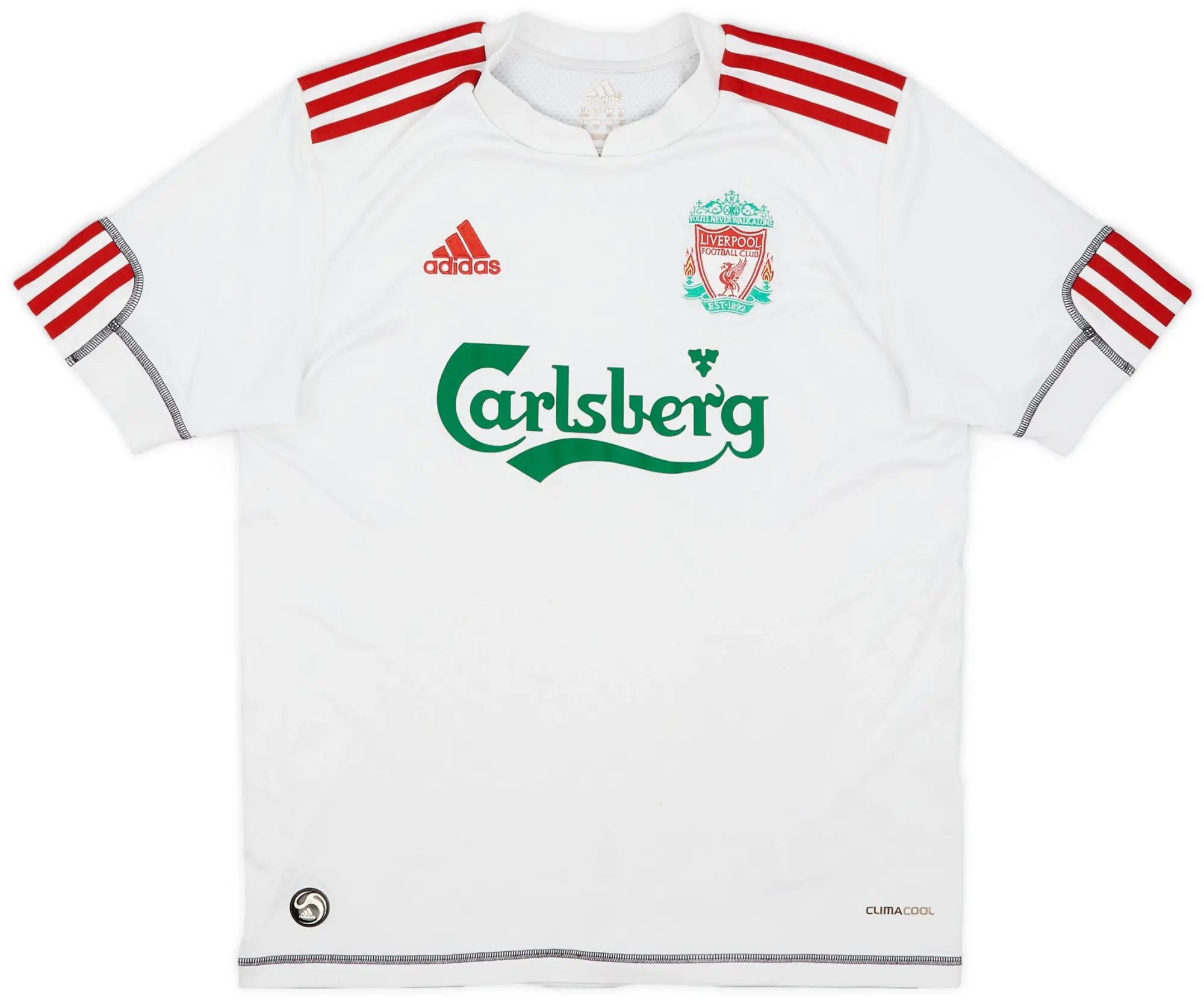 adidas 2009-10 Liverpool Third Shirt - 7/10 - (L.Boys)