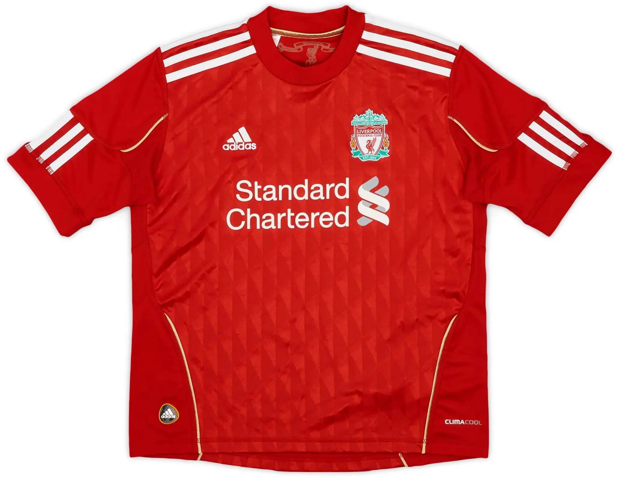 adidas 2010-12 Liverpool Home Shirt - 8/10 - (S.Boys)