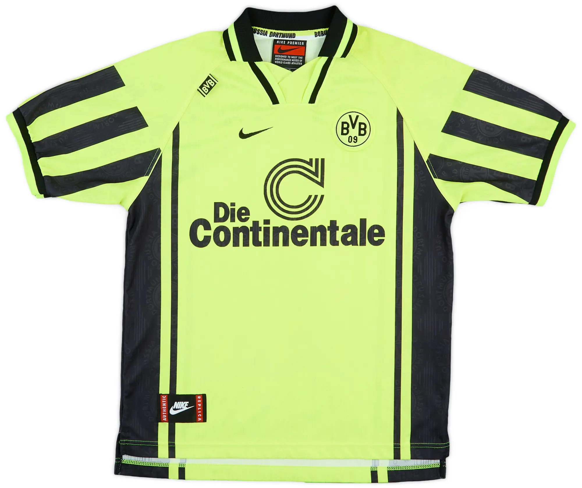 Nike 1996-97 Borussia Dortmund Home Shirt - 8/10 - (XL.Boys)