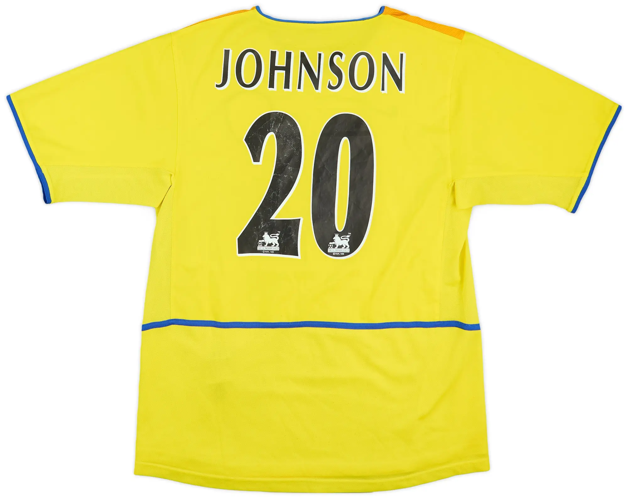 Nike Leeds United Mens SS Away Shirt 2002/03