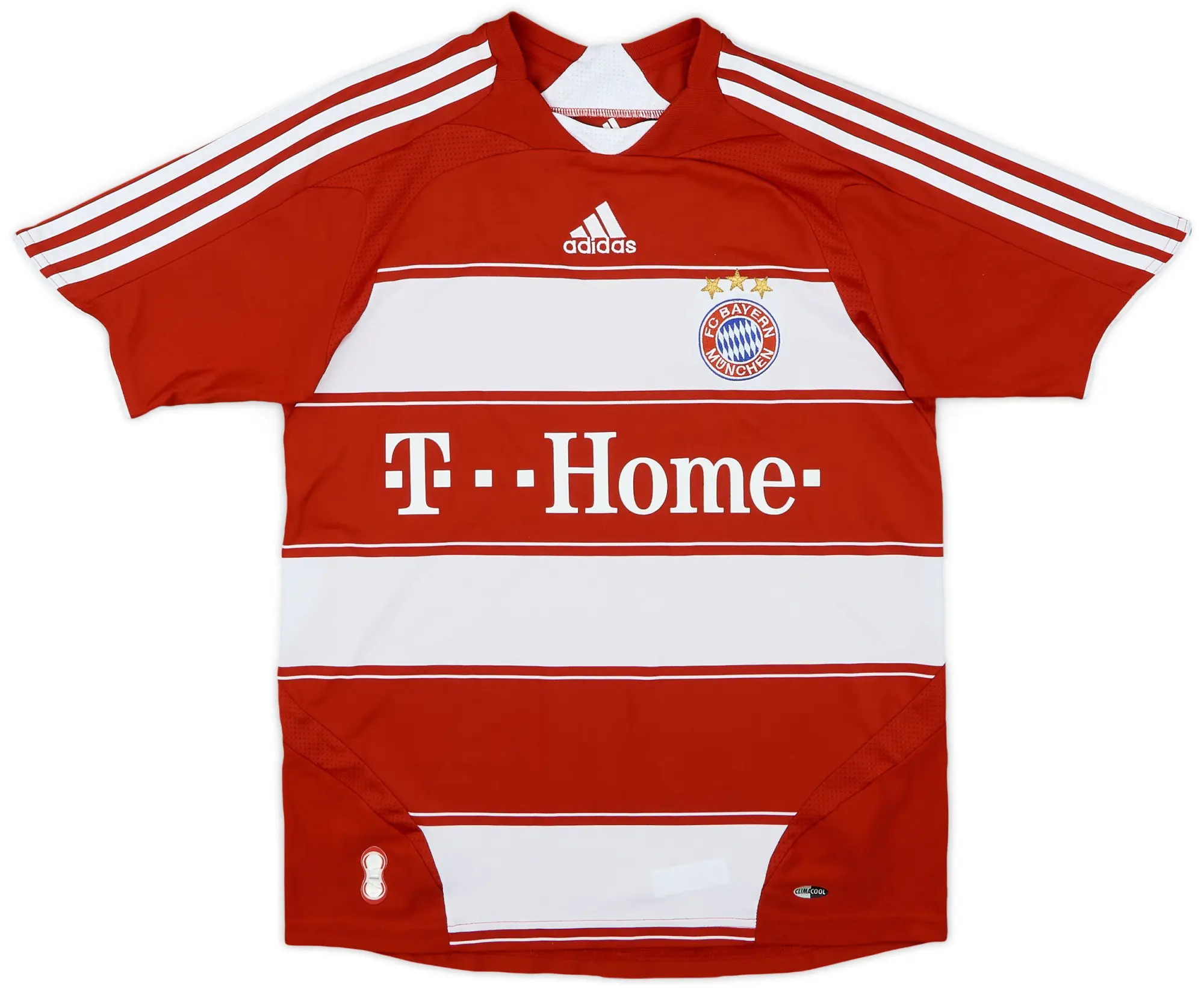 adidas 2007-08 Bayern Munich Home Shirt - 8/10 - (L.Boys)