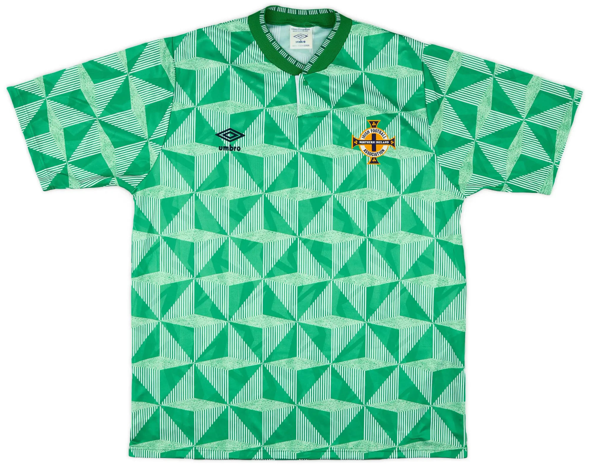 Umbro 1990-92 Northern Ireland Home Shirt - 9/10 - (XL)