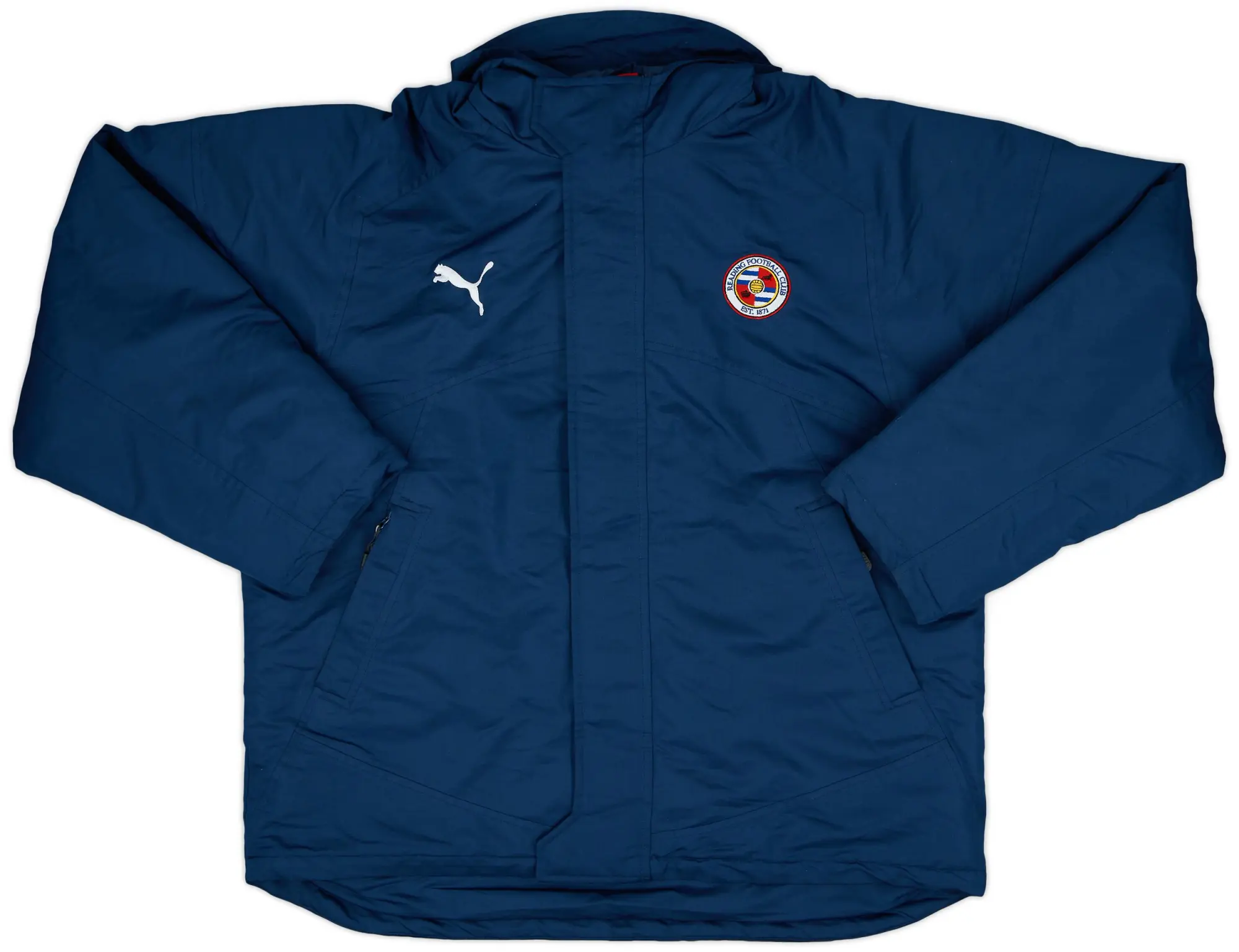 2014-15 Reading Puma Padded Bench Coat - 8/10 - (L)