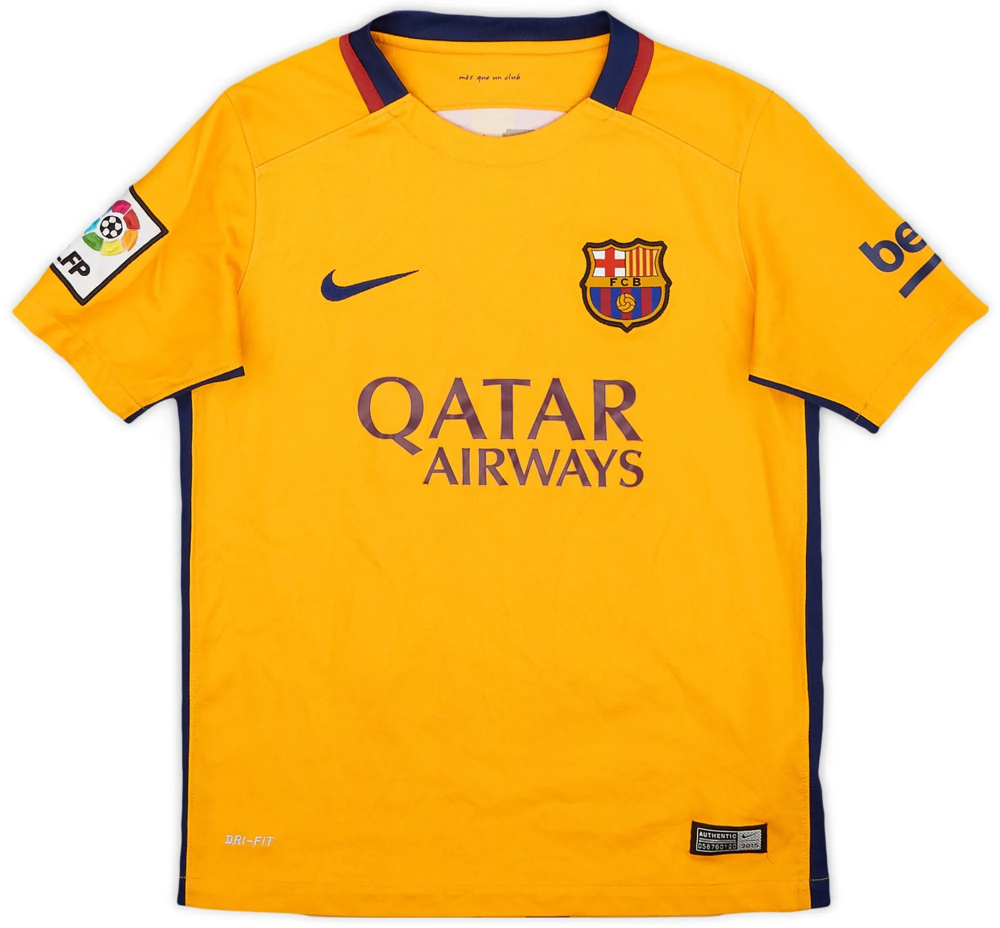 Nike 2015-16 Barcelona Away Shirt - 7/10 - (M.Boys)