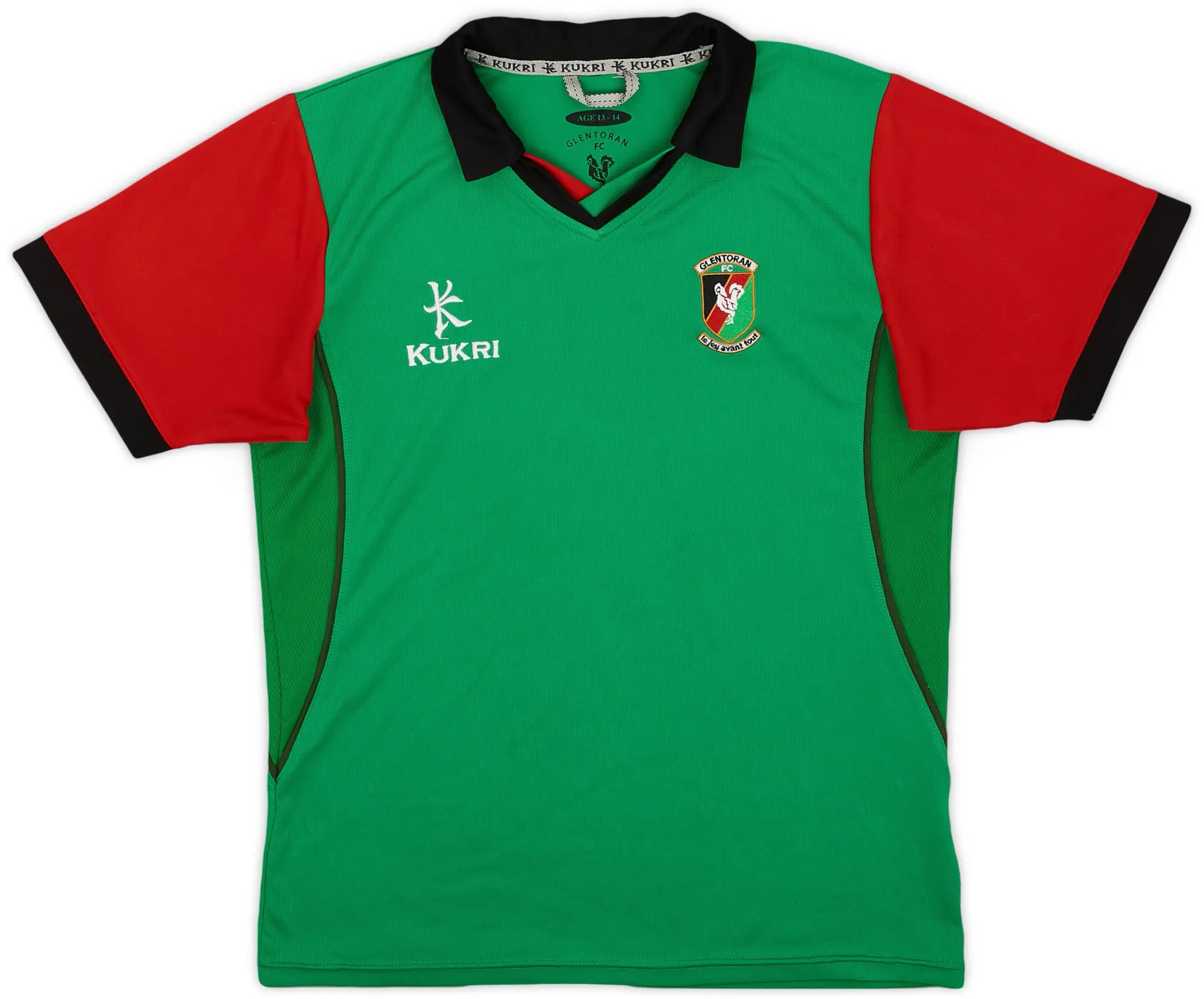 2013-14 Glentoran Home Shirt - 8/10 - (L.Boys)