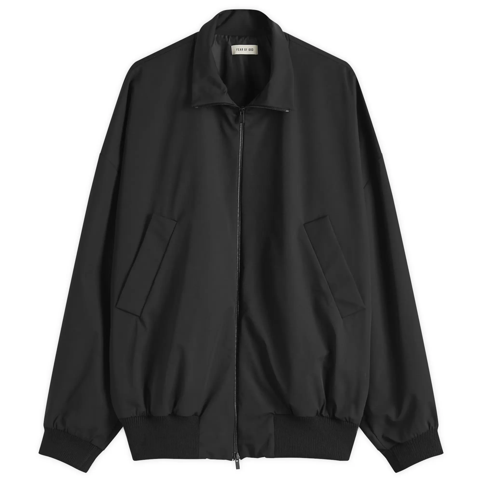 Fear Of God Men's High Neck Technical Track Jacket Black