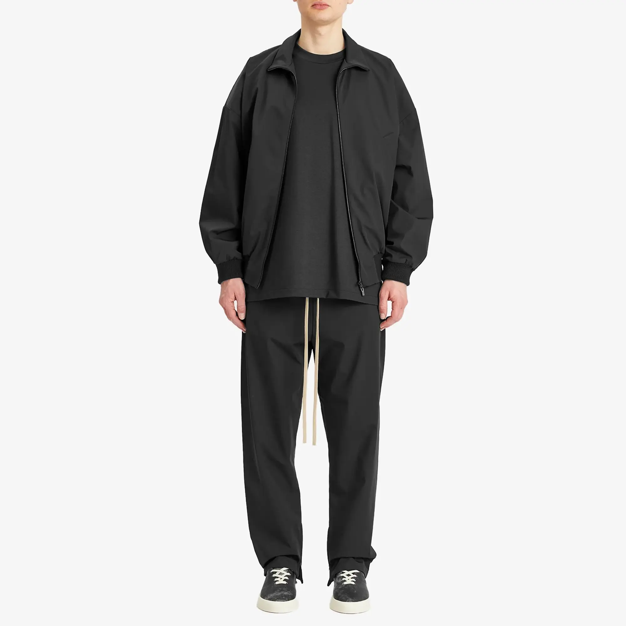 Fear Of God Men's High Neck Technical Track Jacket Black