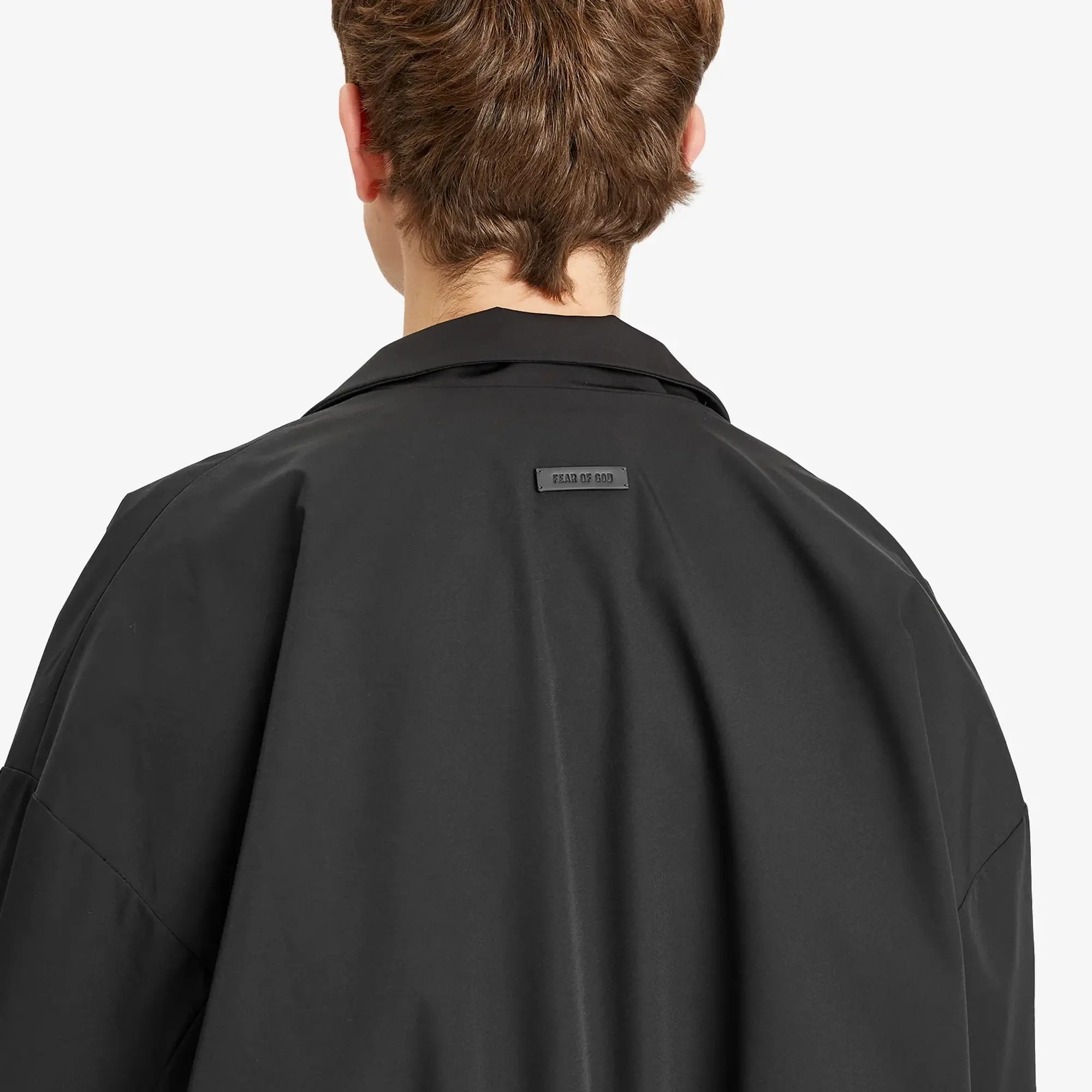 Fear Of God Men's High Neck Technical Track Jacket Black