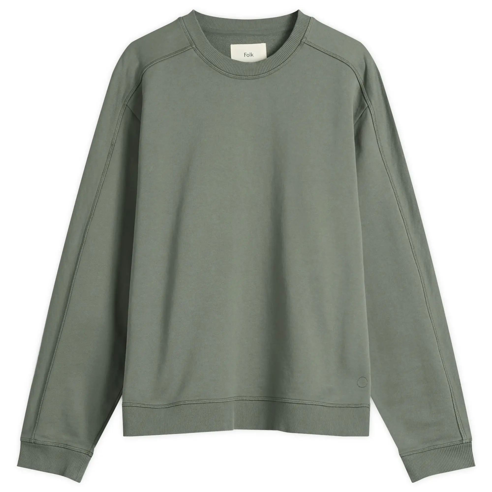 Folk Men's Prism Sweat Dark Sage