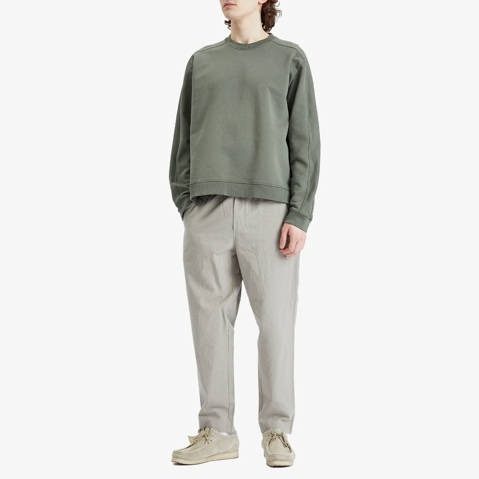 Folk Men's Prism Sweat Dark Sage
