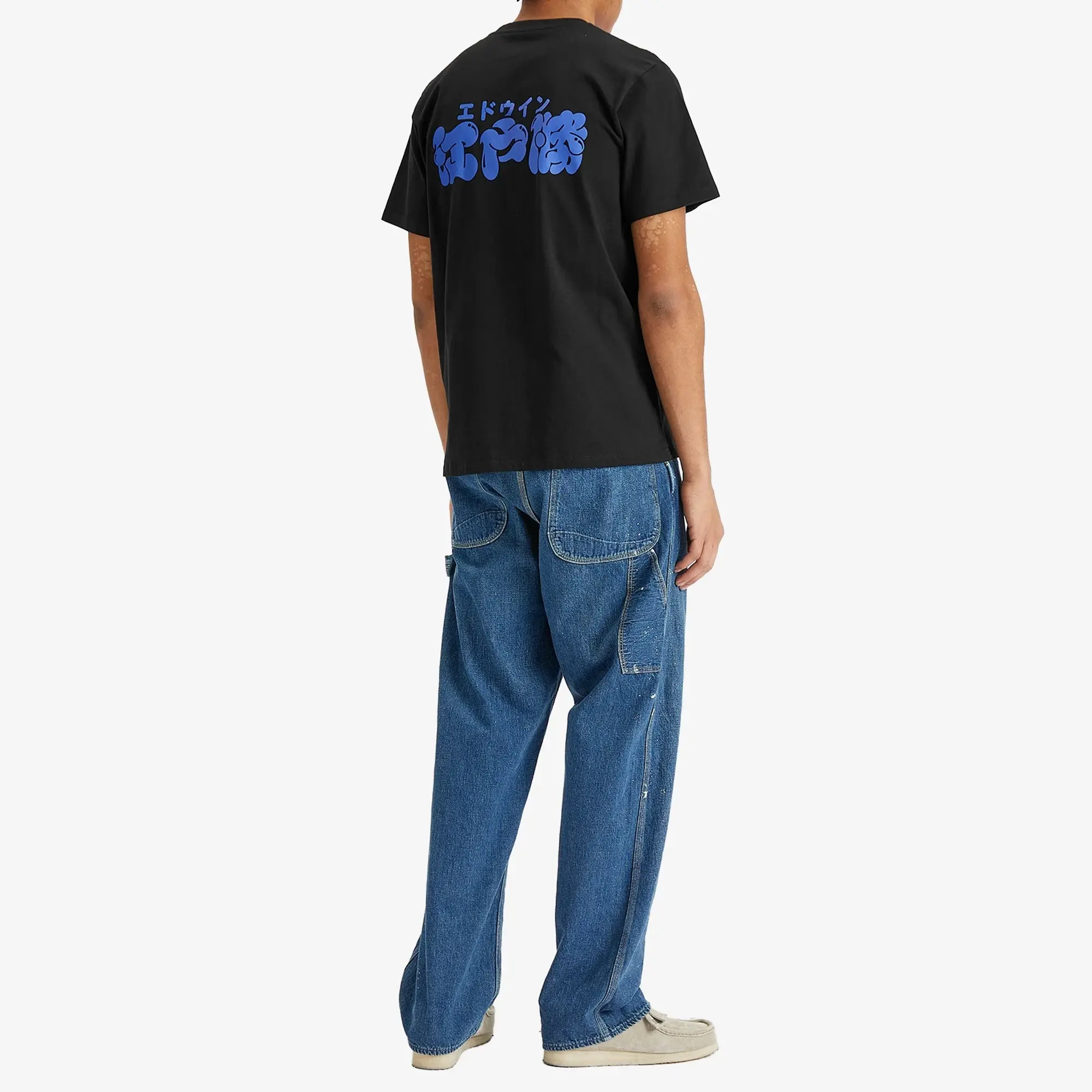 Edwin Cotton Edo Win Regular Fit Short Sleeve Logo T-Shirt