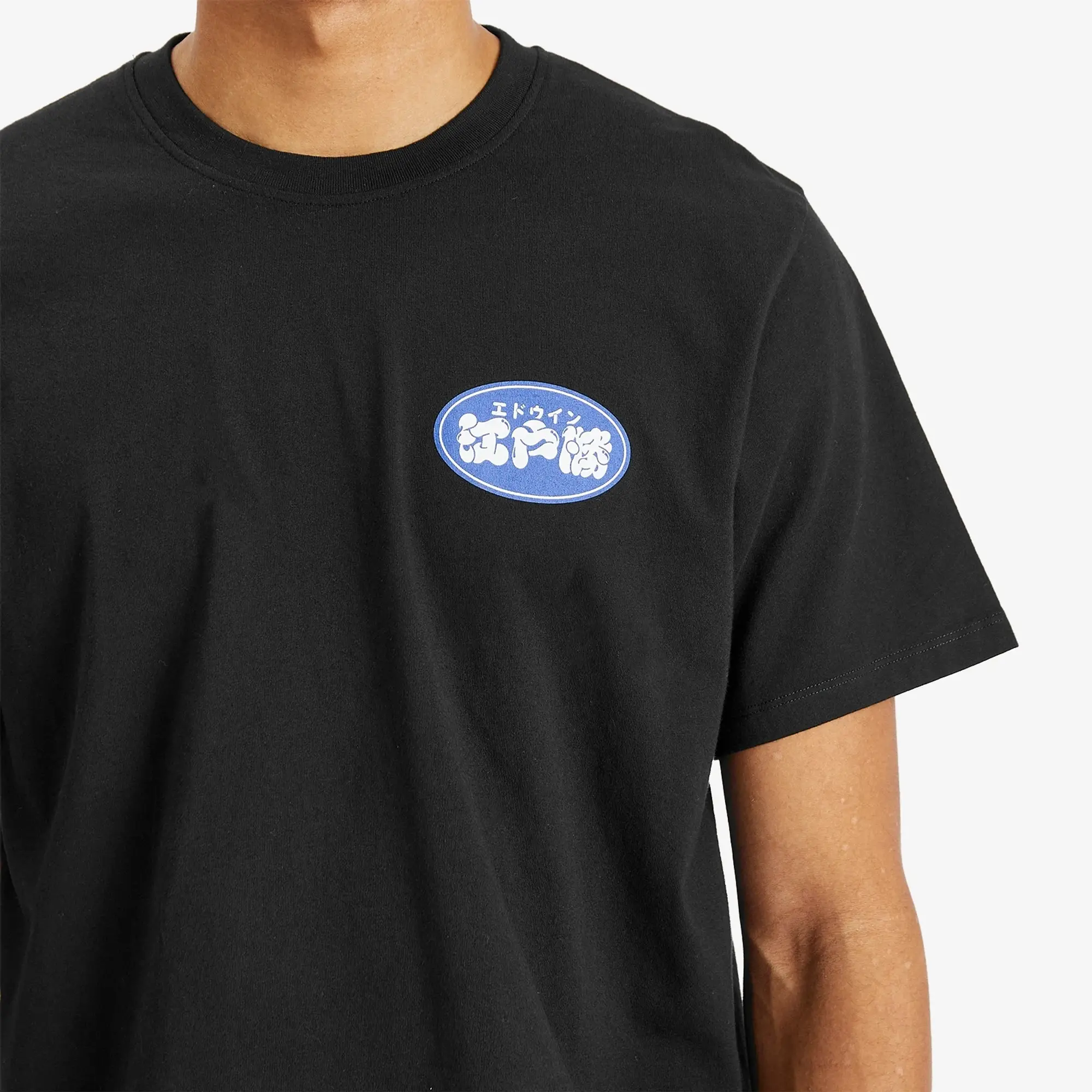 Edwin Cotton Edo Win Regular Fit Short Sleeve Logo T-Shirt