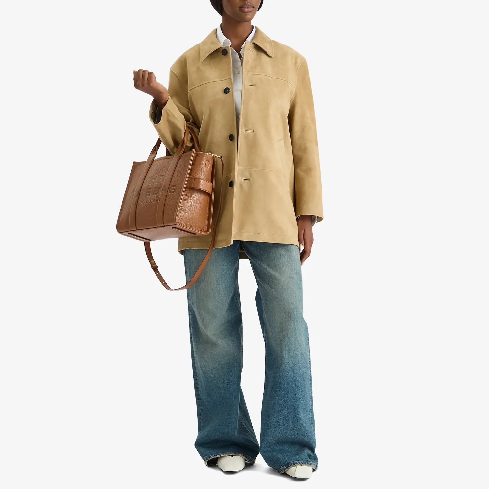 Marc Jacobs Women's The Medium Tote in Leather Argan Oil