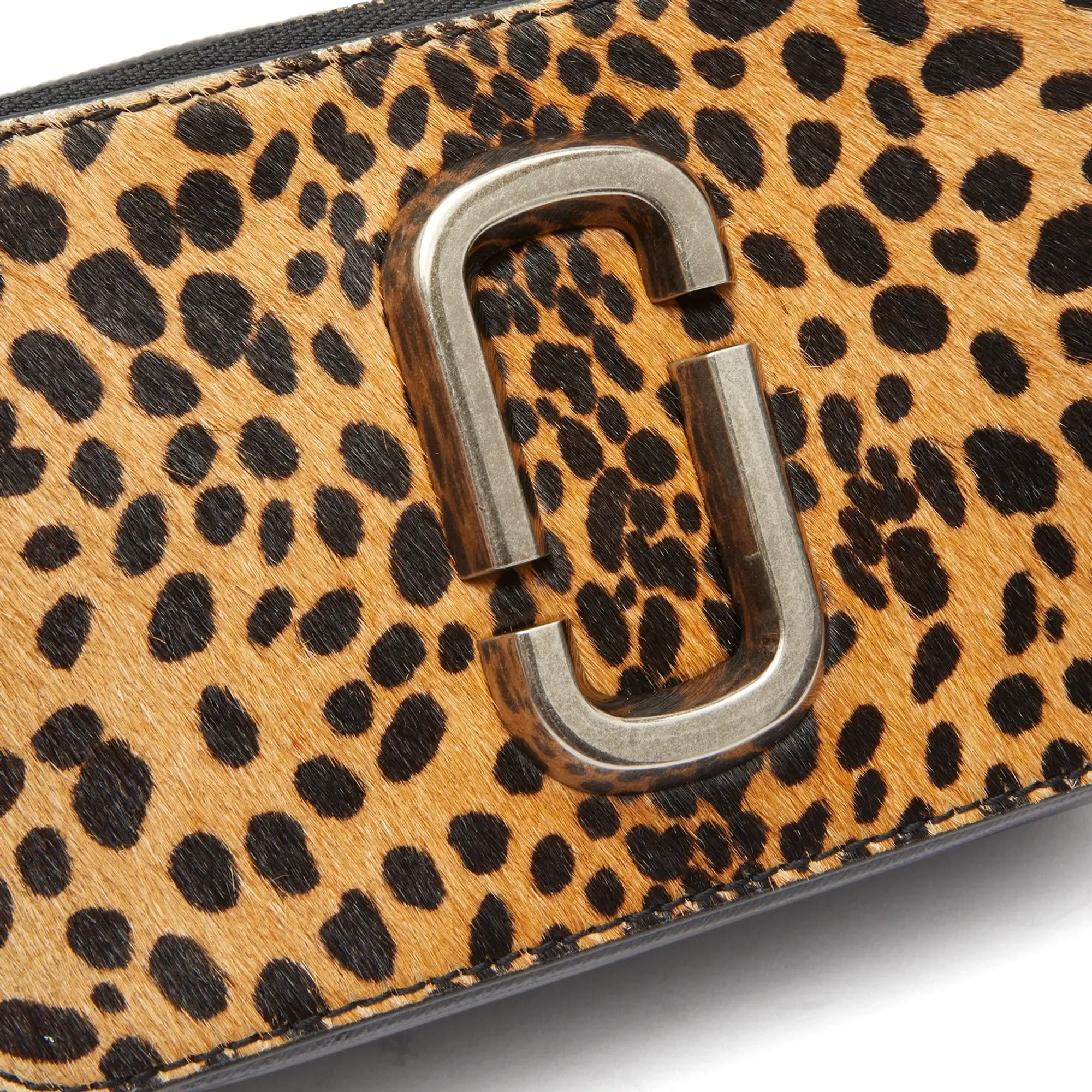 Marc Jacobs Women's The Cheetah Haircalf Snapshot Black Multi