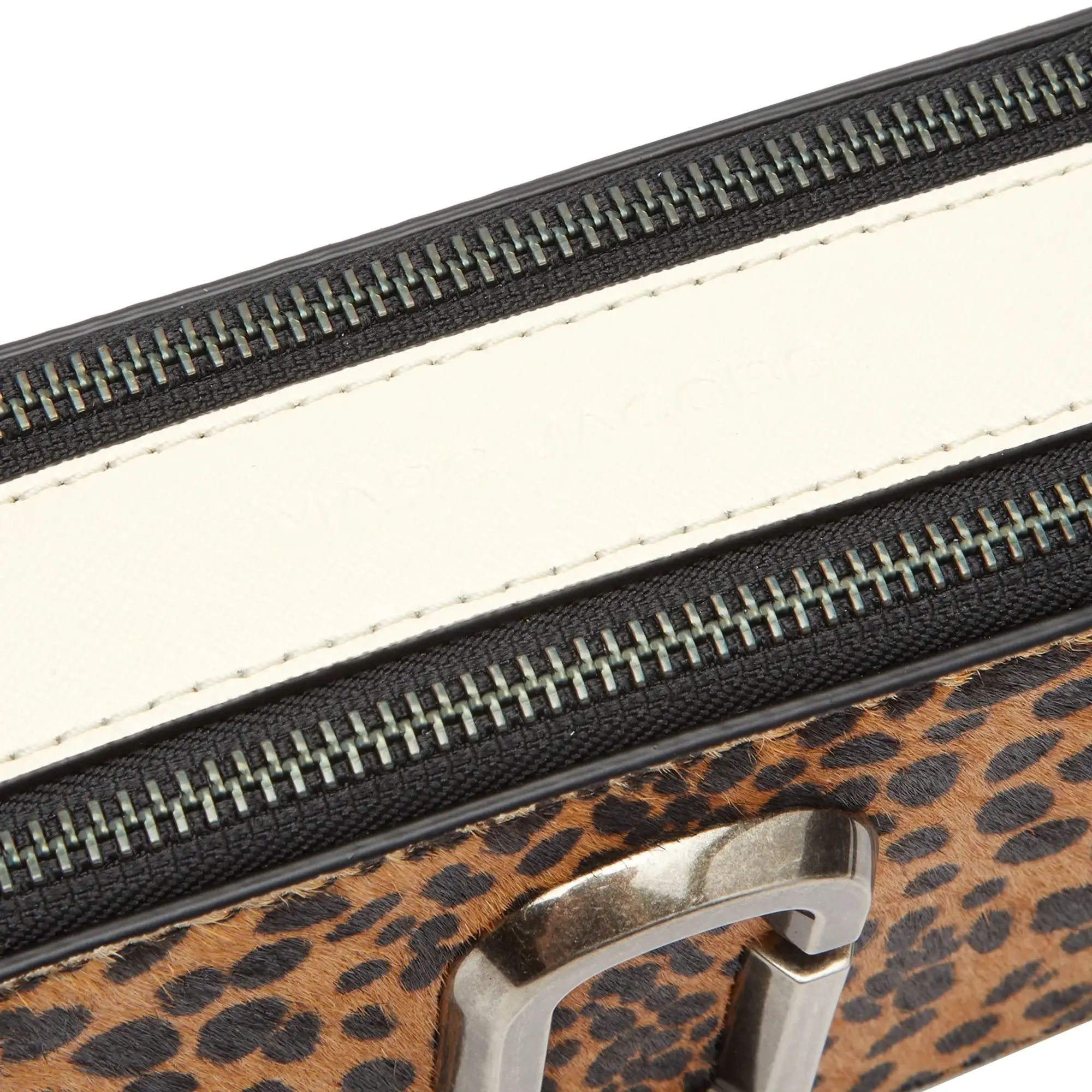 Marc Jacobs Women's The Cheetah Haircalf Snapshot Black Multi